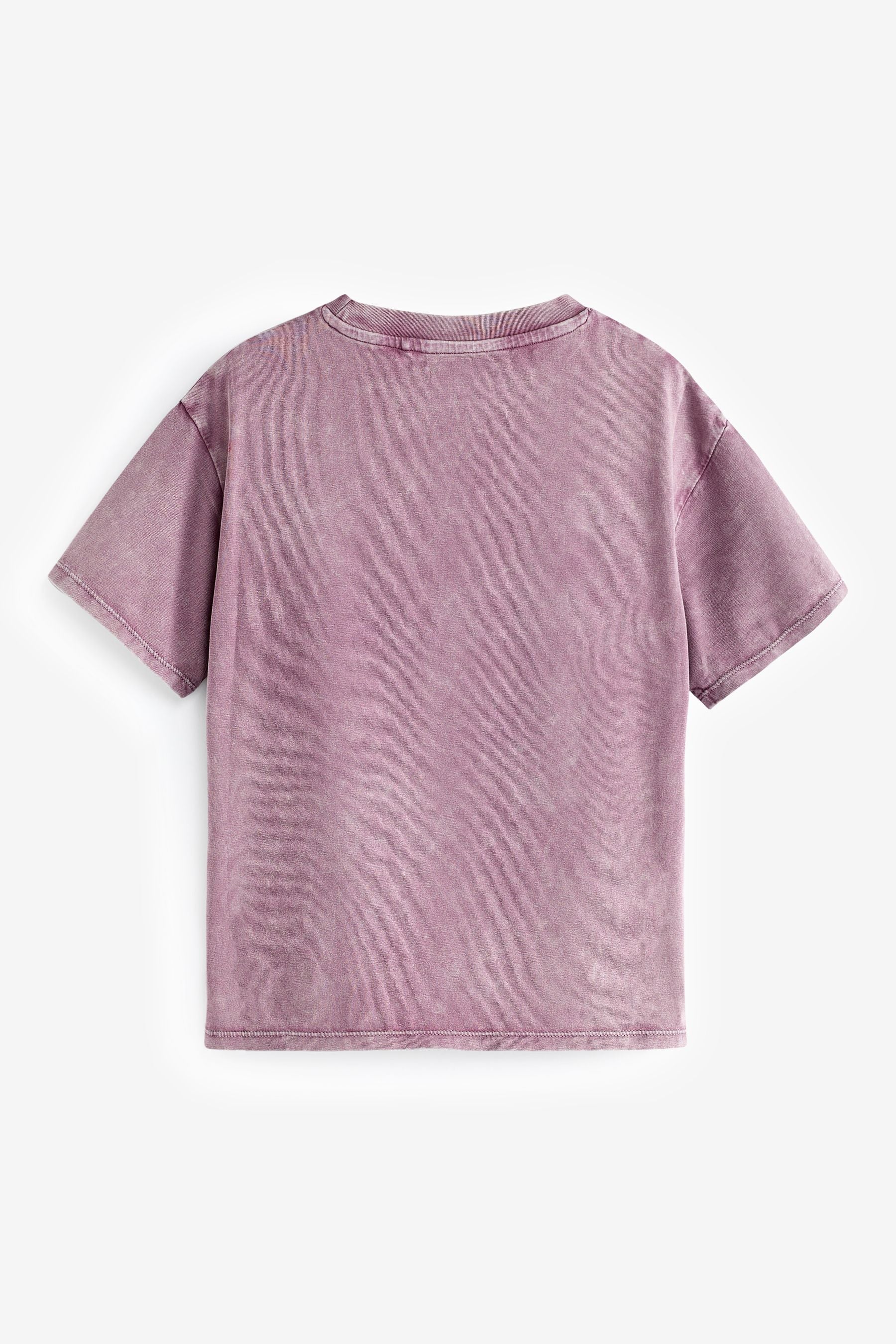 Pink Floral Acid Wash Graphic T-Shirt (3-16yrs)