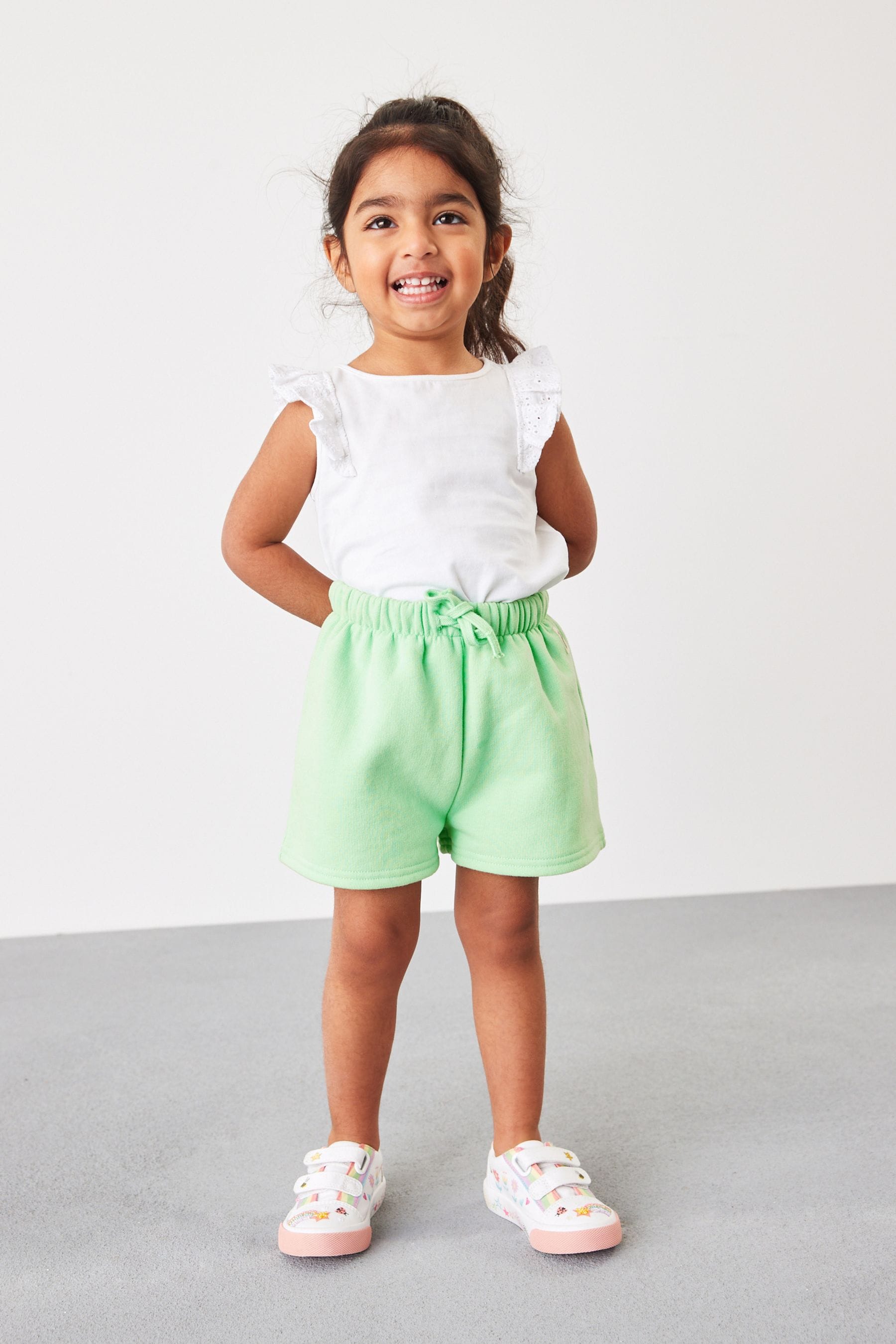 Green Sweat Shorts (3mths-7yrs)