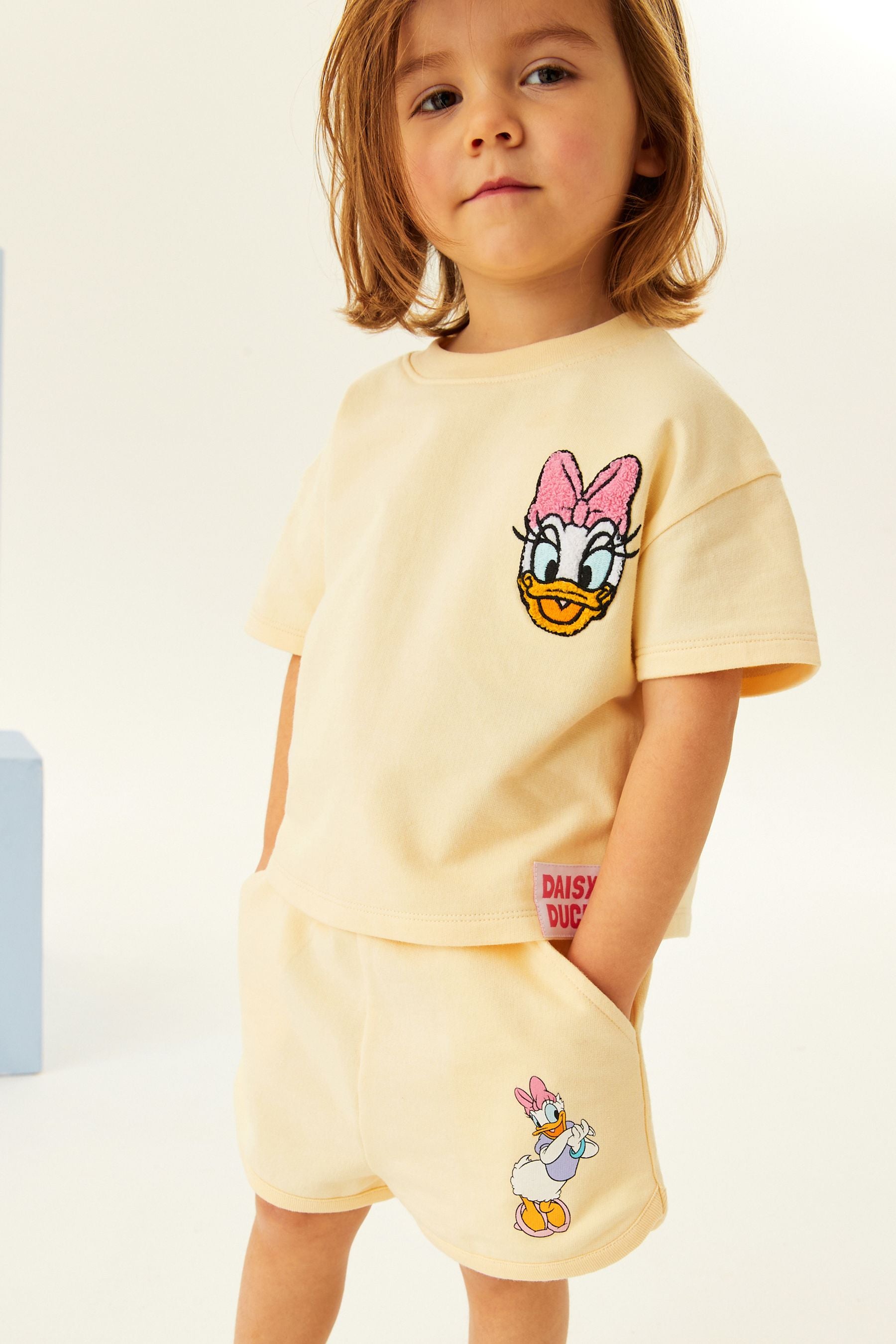 Daisy Duck Yellow Disney Short Co-ord (3mths-7yrs)