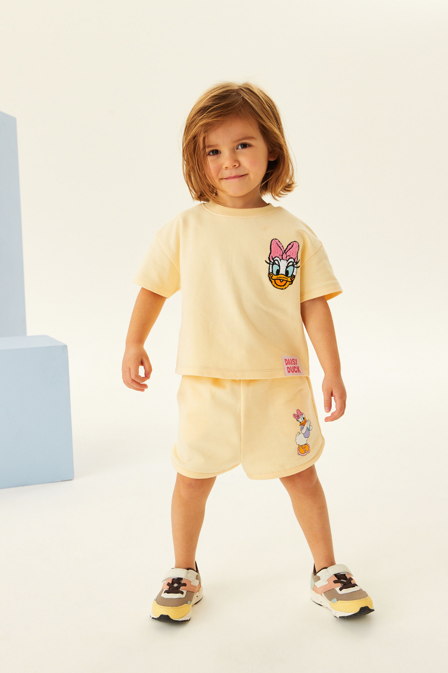 Daisy Duck Yellow Disney Short Co-ord (3mths-7yrs)