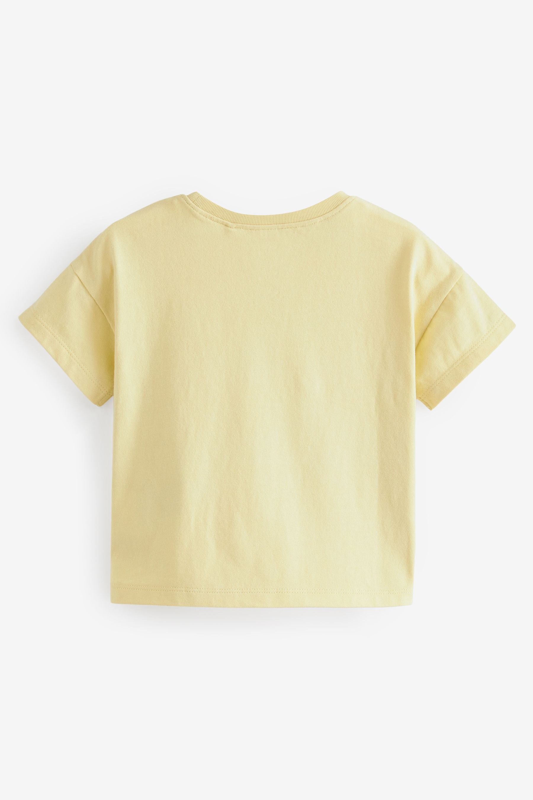 Lemon Yellow Unicorn Short Sleeves T-Shirt (3mths-7yrs)