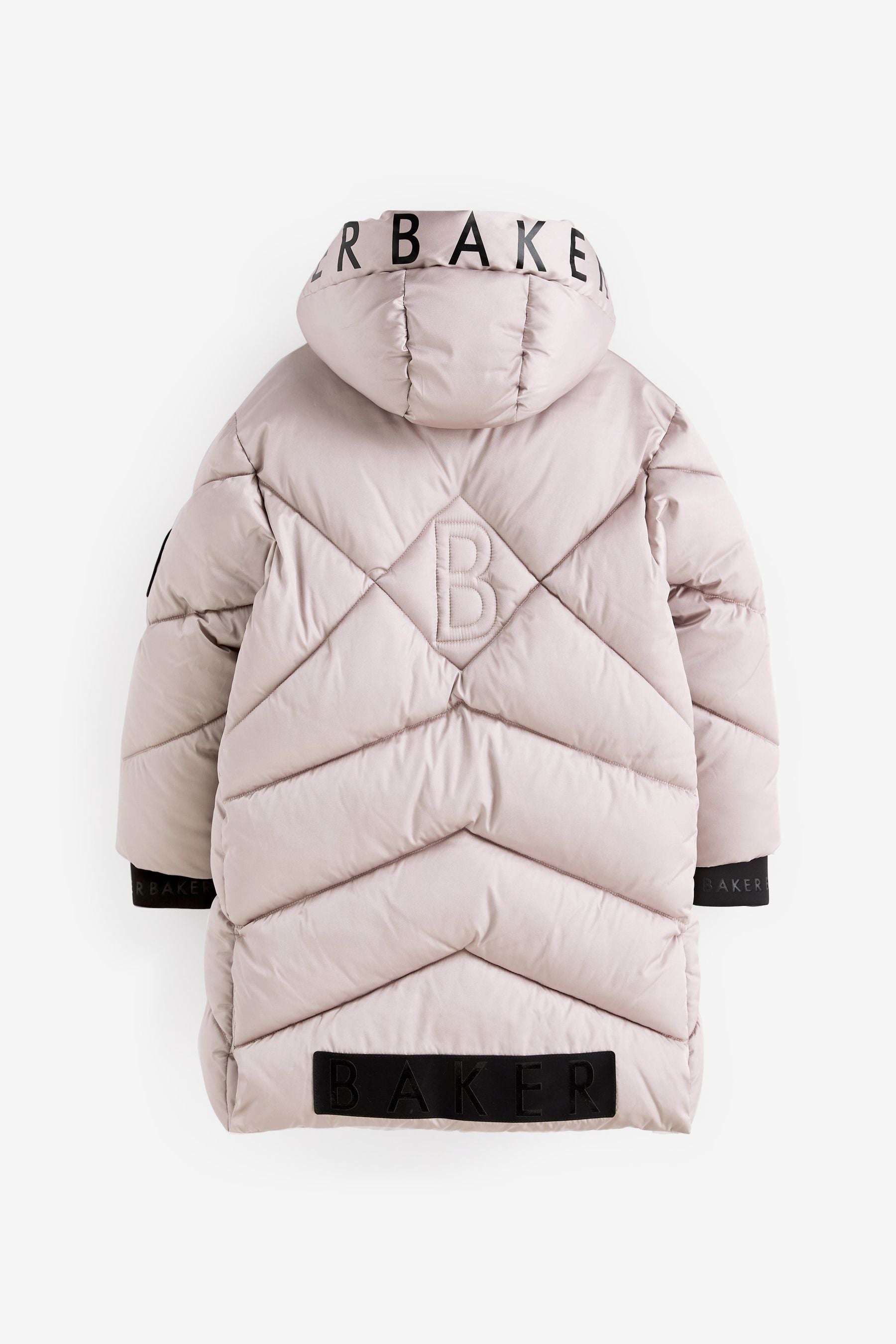 Oyster Baker by Ted Baker Shower Resistant Chevron Padded Coat