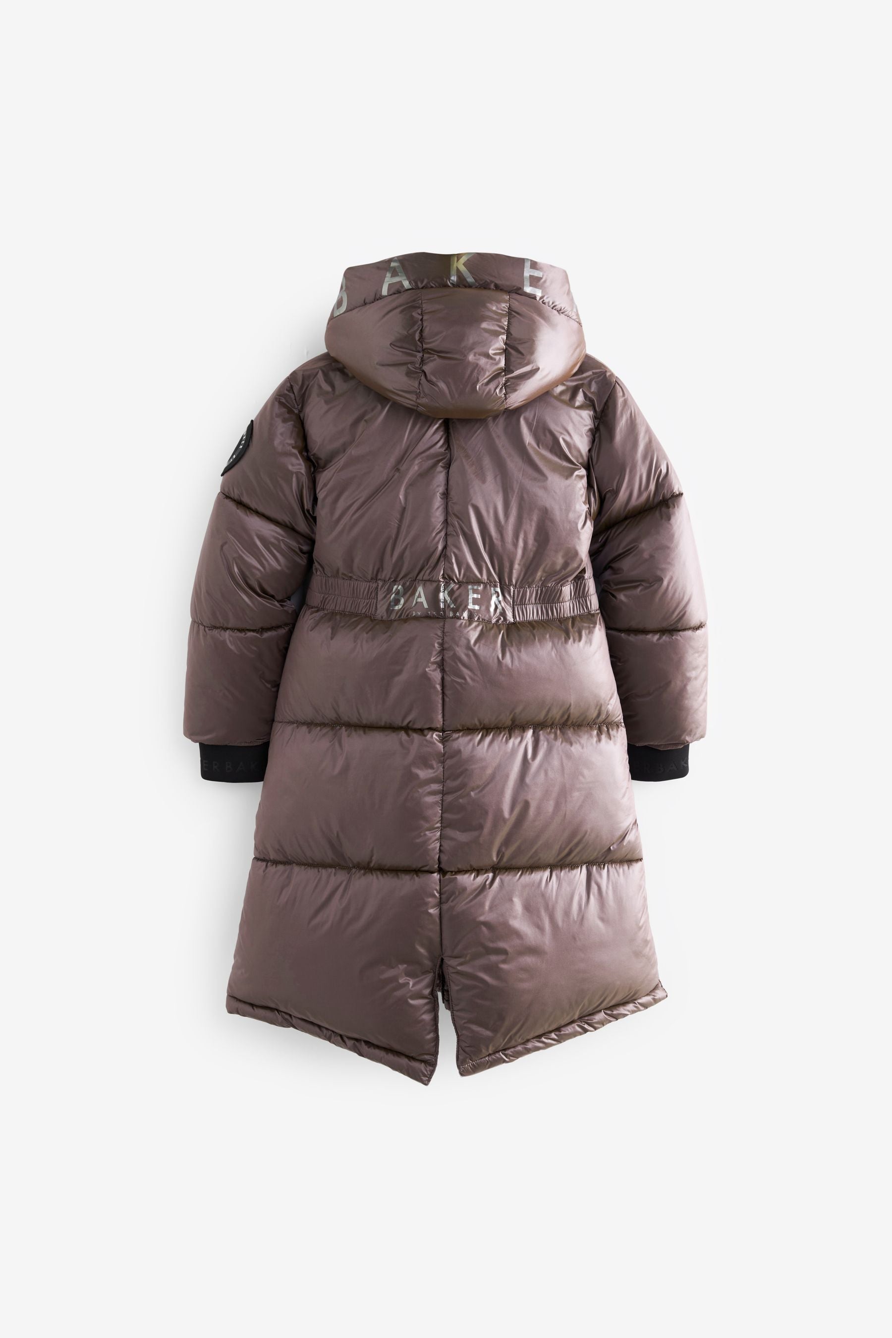 Purple Baker by Ted Baker Shower Resistant Longline Padded Coat