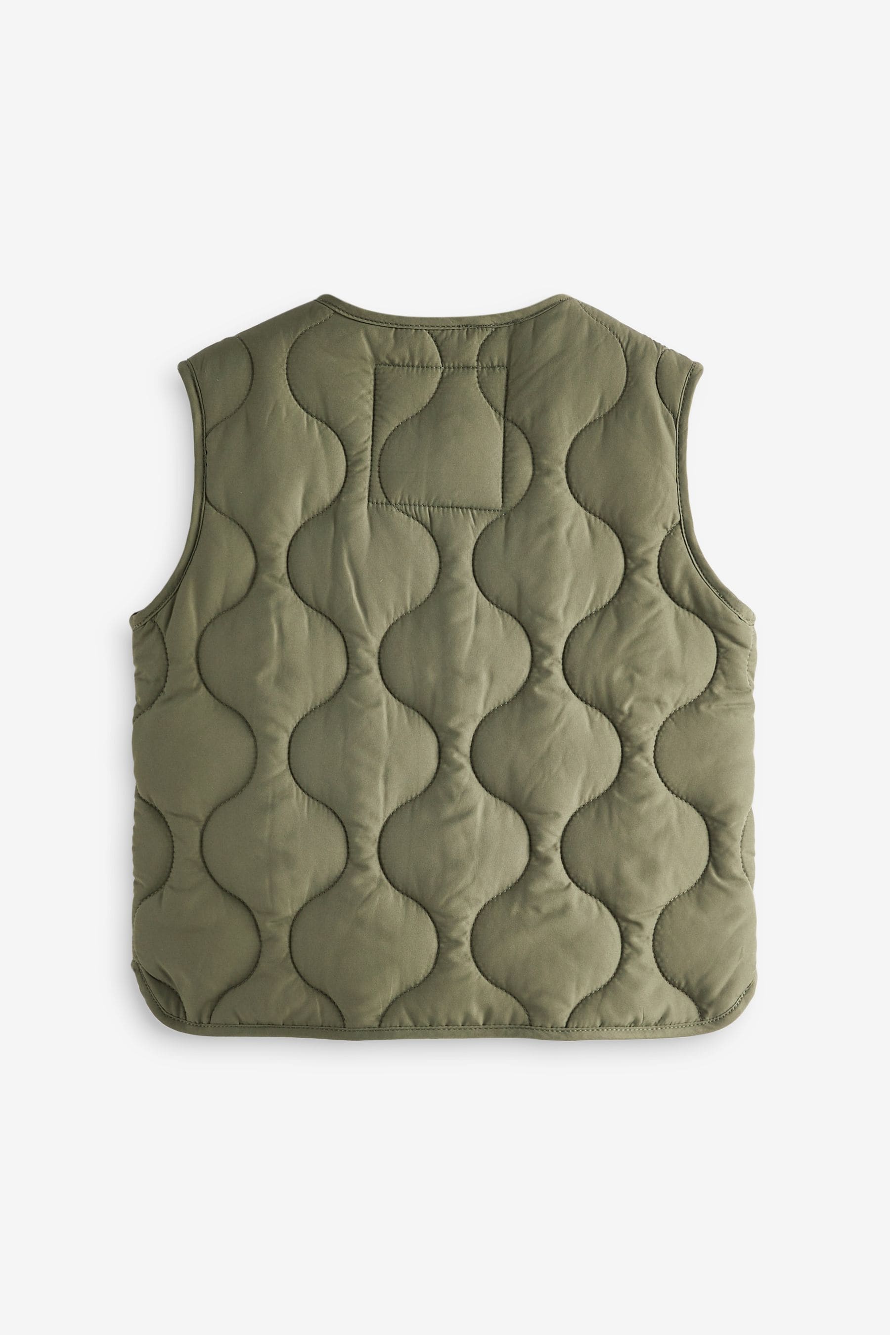 Khaki Green Padded Gilet (3mths-7yrs)