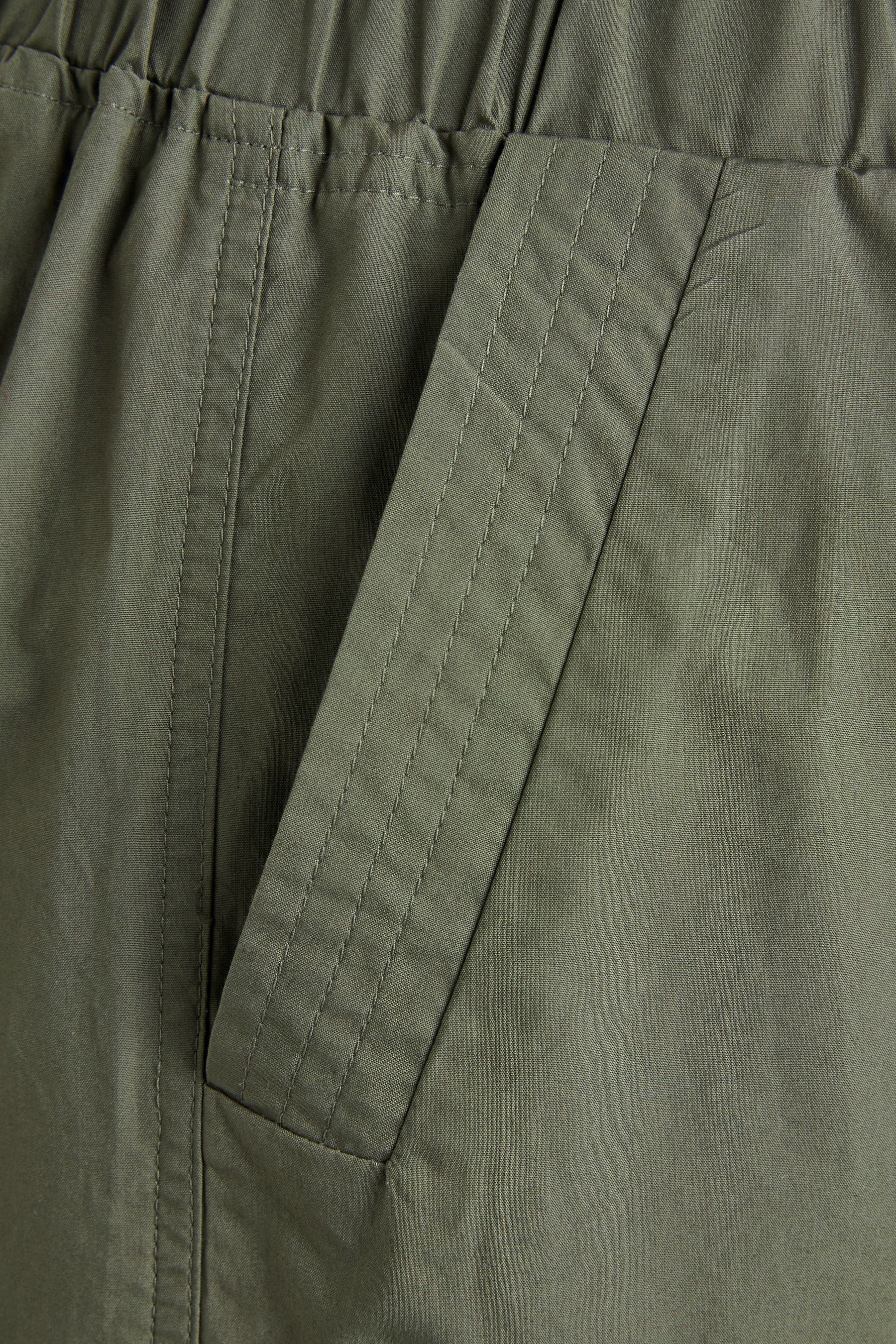 Khaki Green Maternity Utility Cargo Trousers