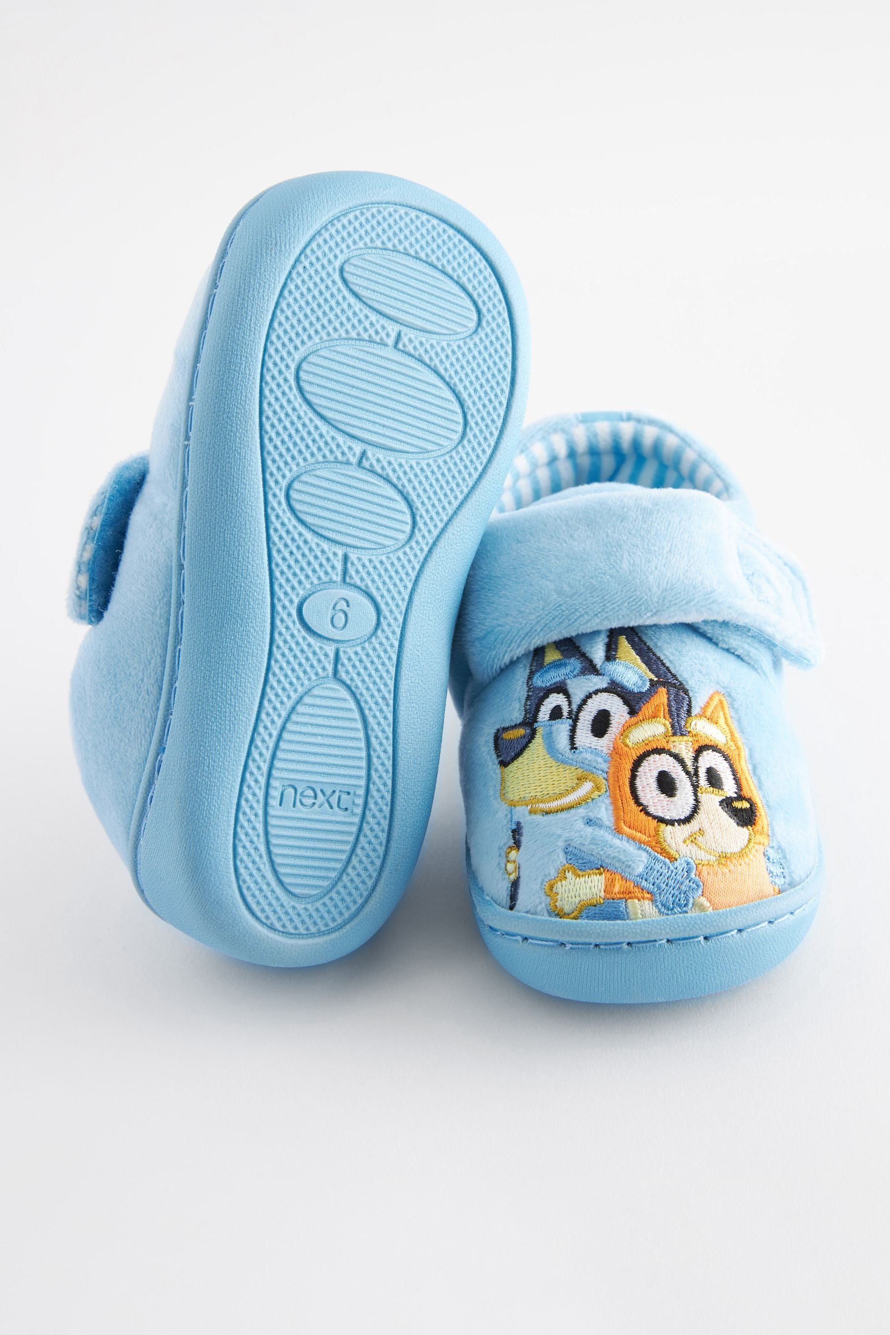 Bluey Blue Cupsole Slippers