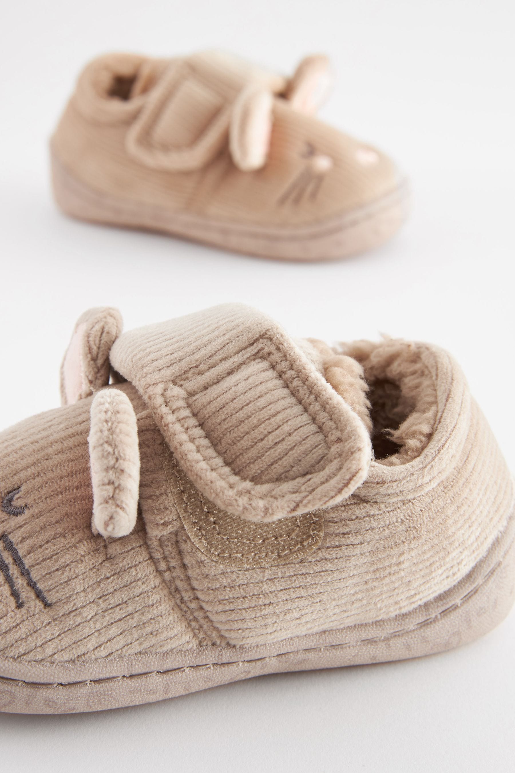 Neutral Beige Mouse Cupsole Slippers