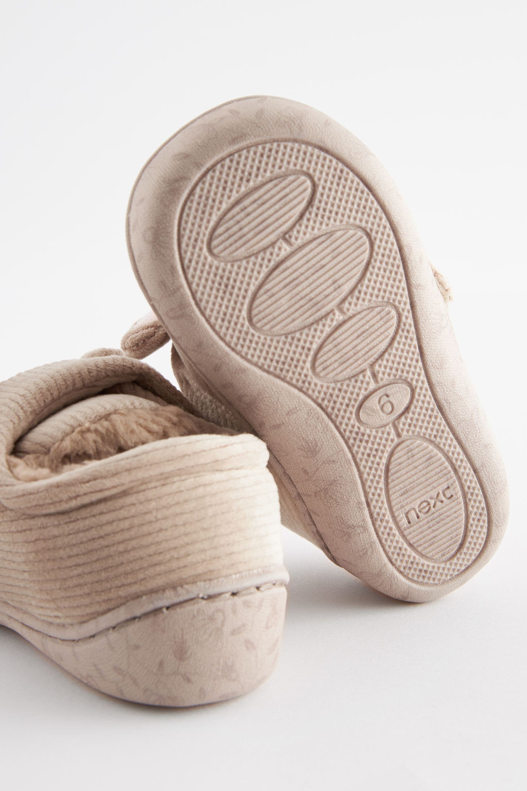 Neutral Beige Mouse Cupsole Slippers