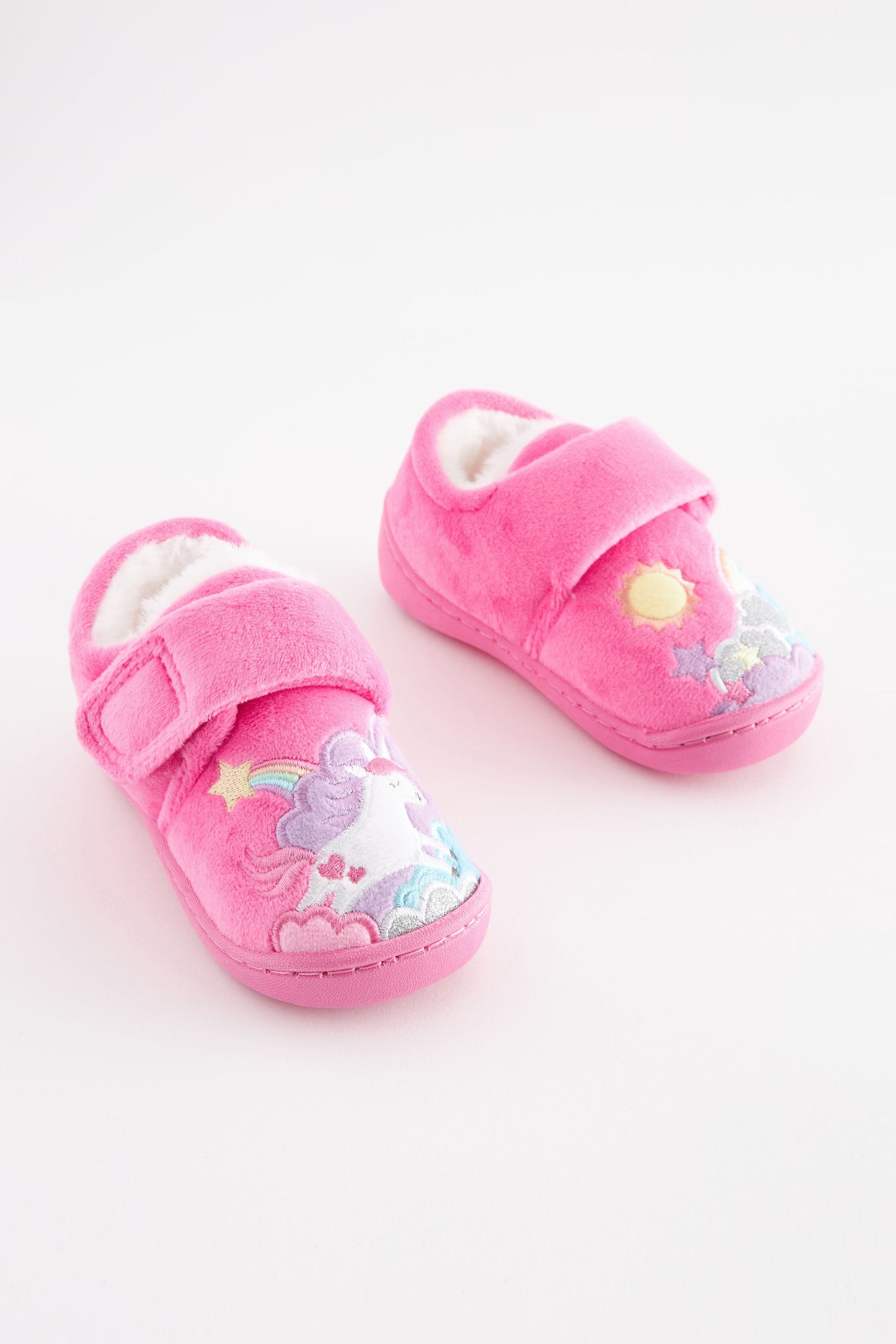 Hot Pink Unicorn Cupsole Slippers