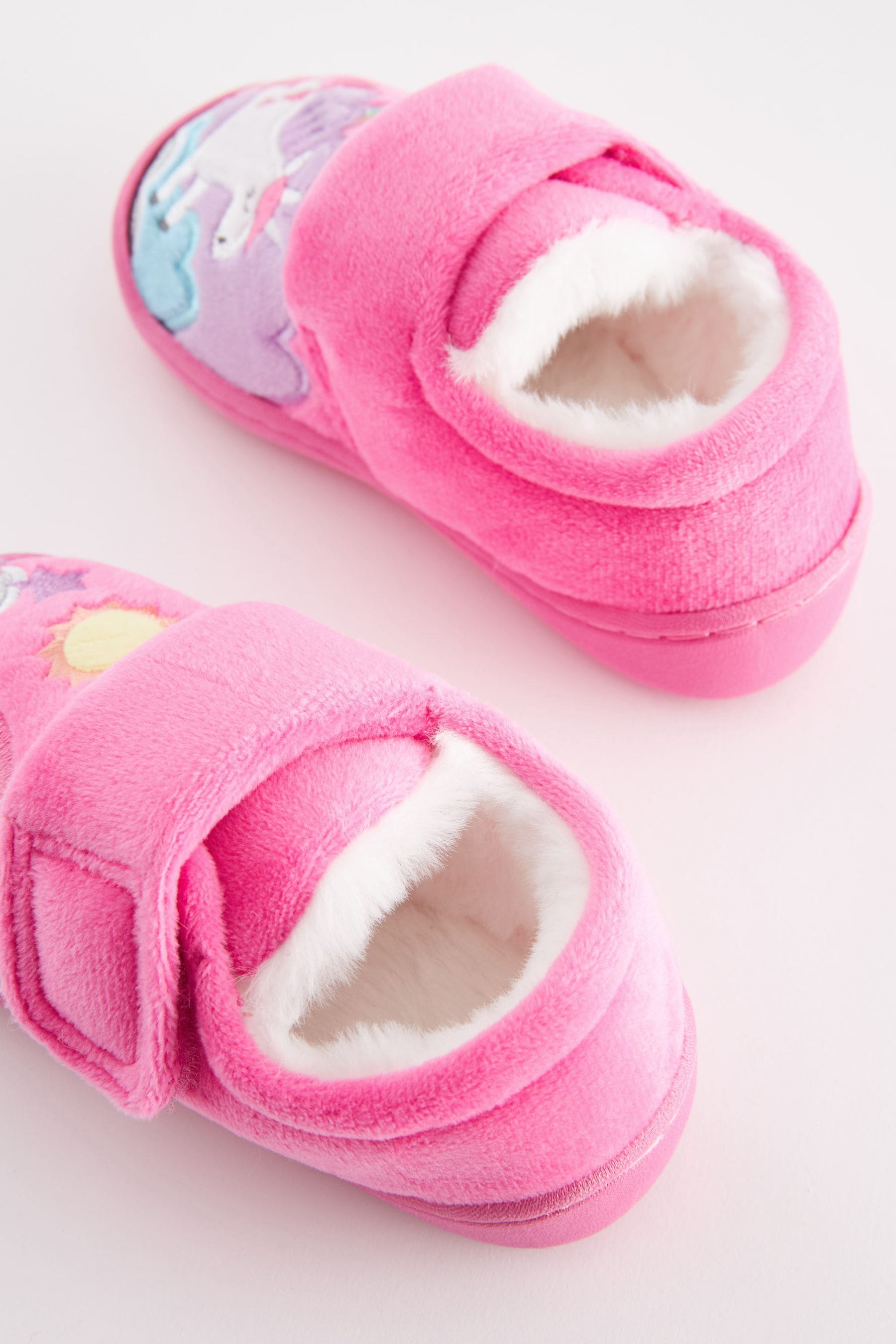 Hot Pink Unicorn Cupsole Slippers