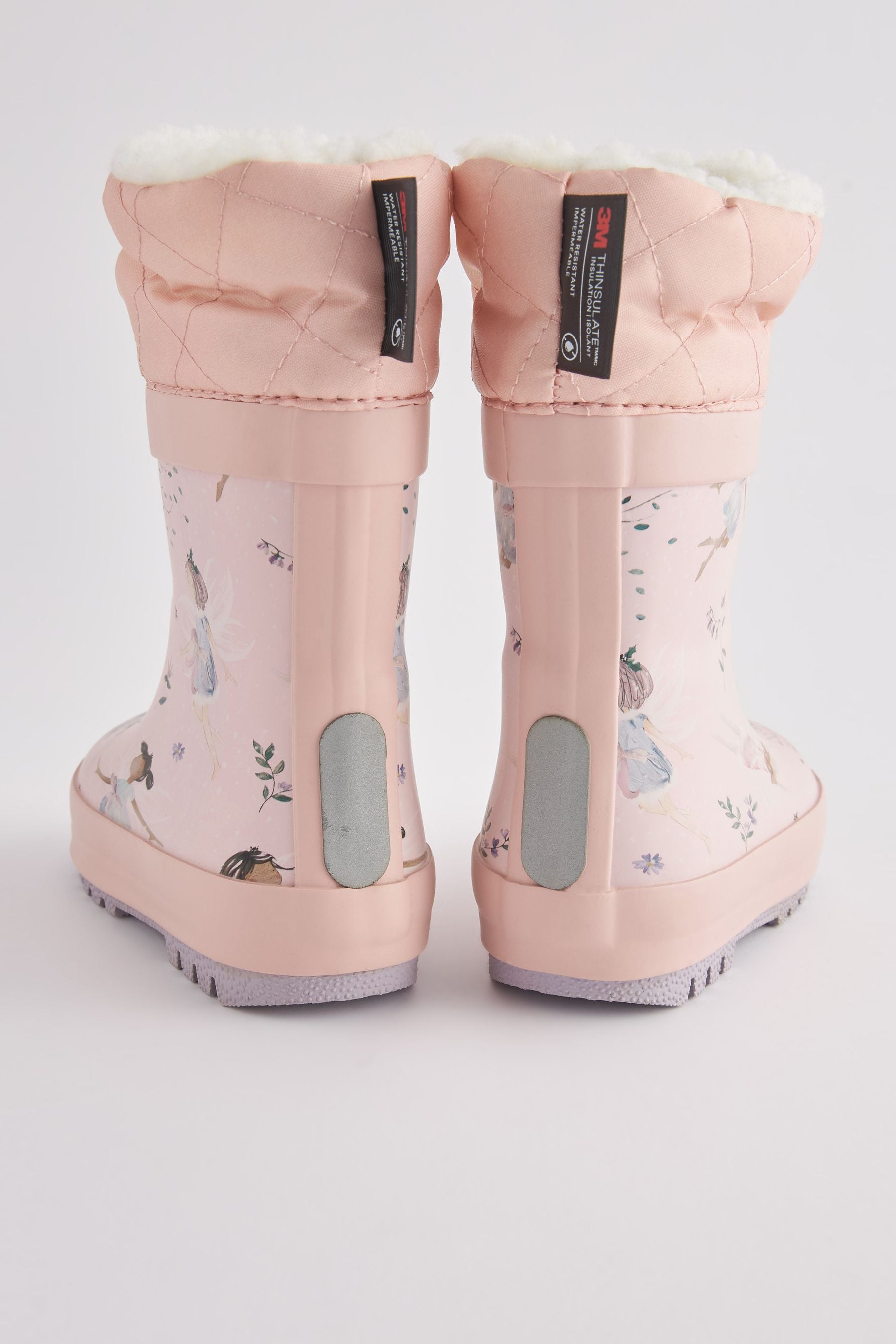 Pink Fairy Thermal Thinsulate™ Lined Cuff Wellies