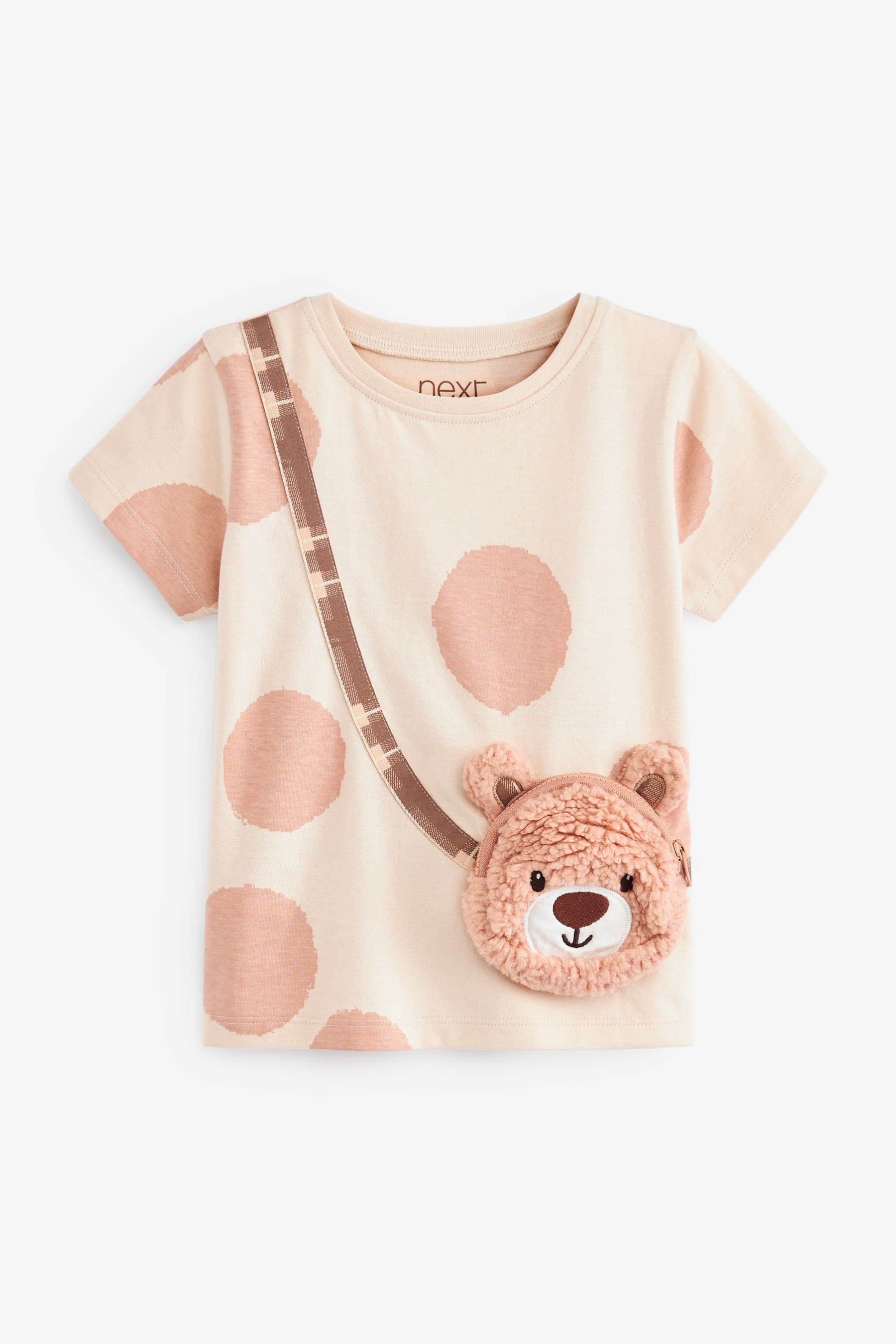 Neutral Bear Short Sleeve Bag T-Shirt (3mths-7yrs)