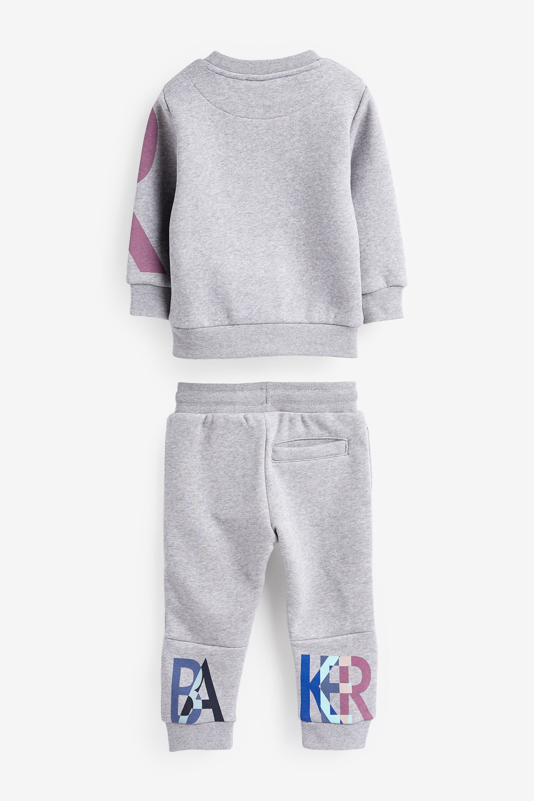 Grey Baker by Ted Baker Grey Letter Sweater and Jogger Set