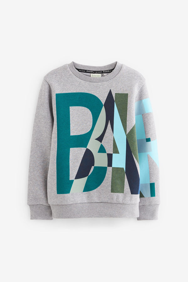 Grey Baker by Ted Baker Grey Letter Sweatshirt