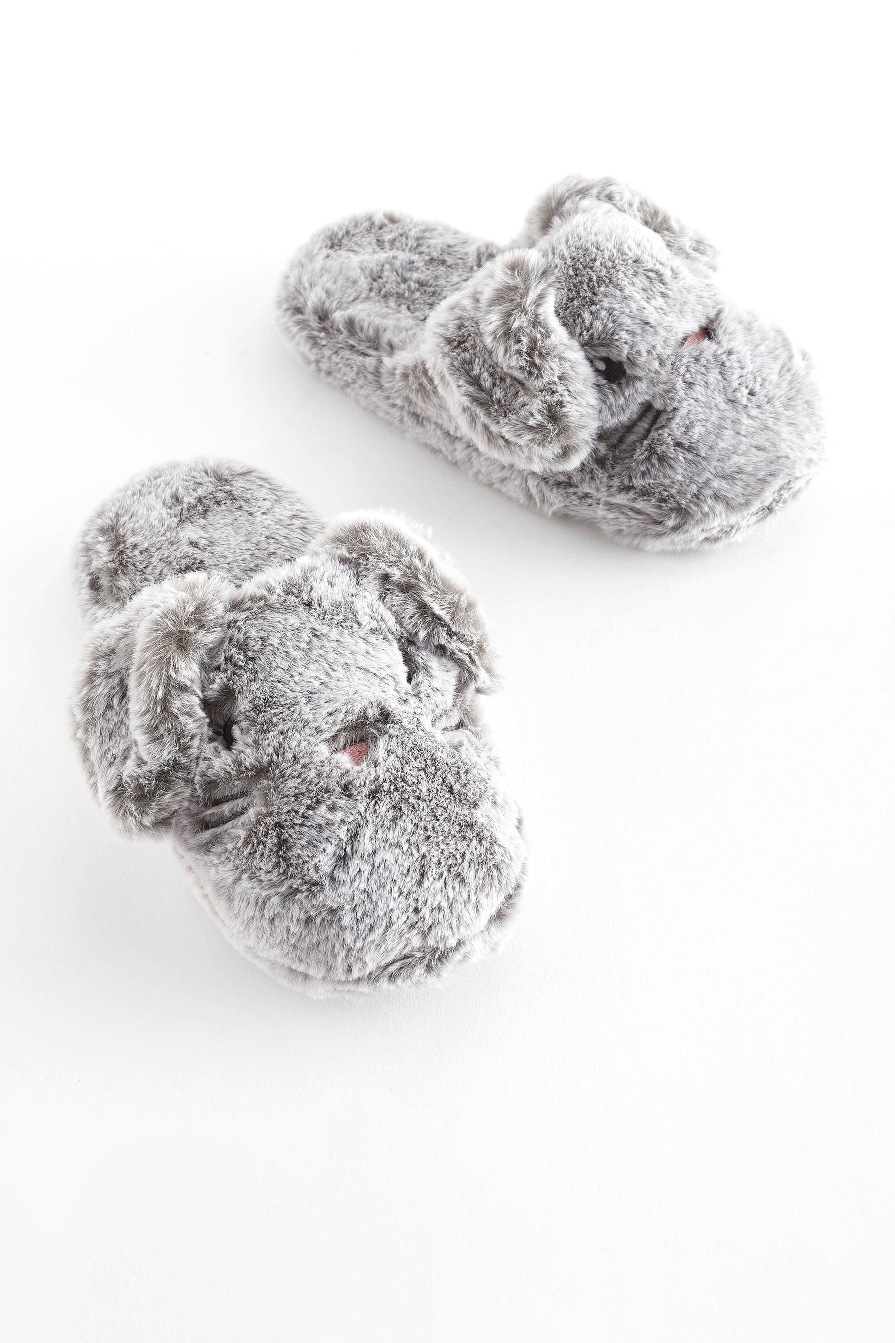 Grey Bunny Rabbit Slippers