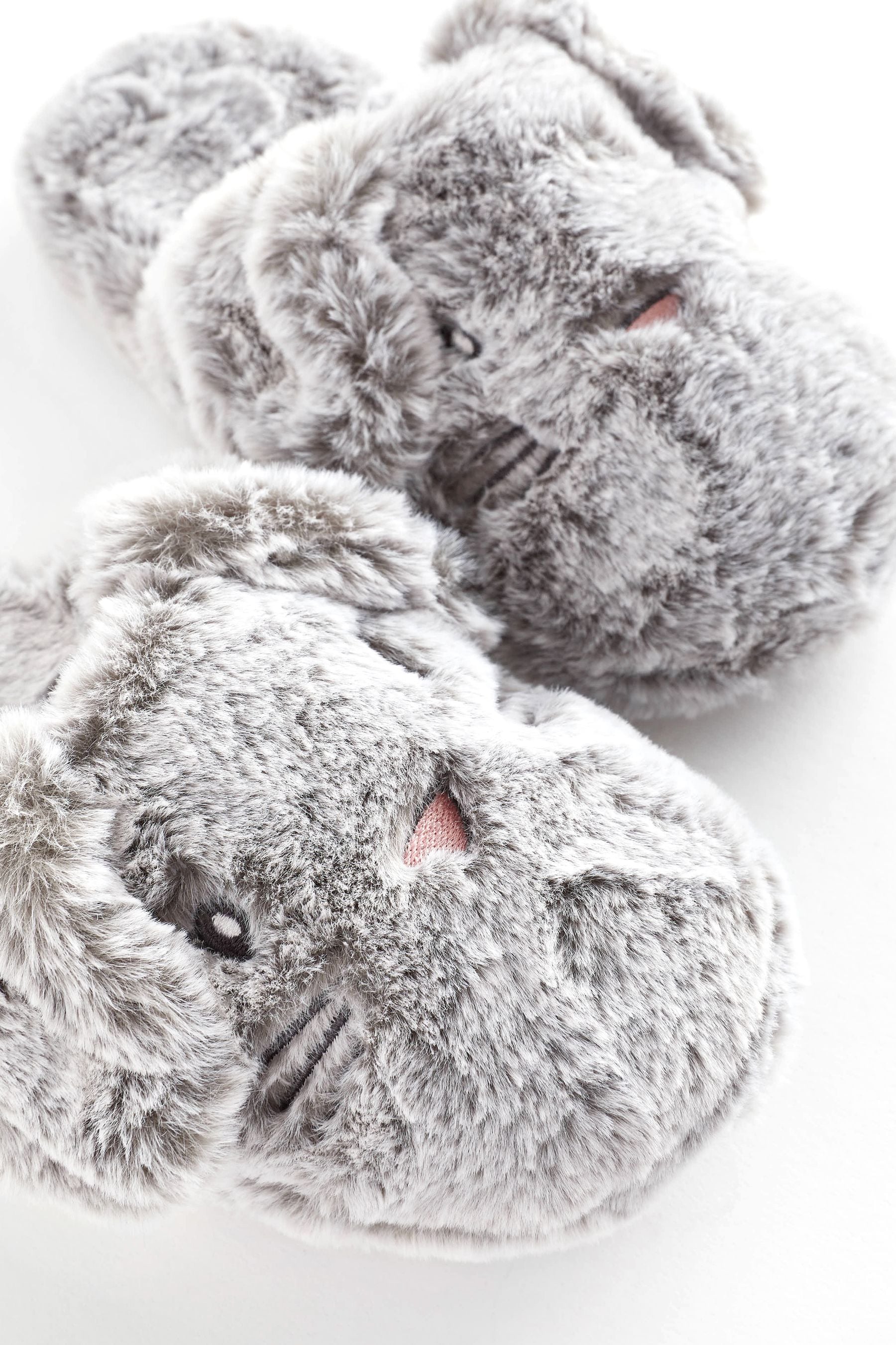 Grey Bunny Rabbit Slippers