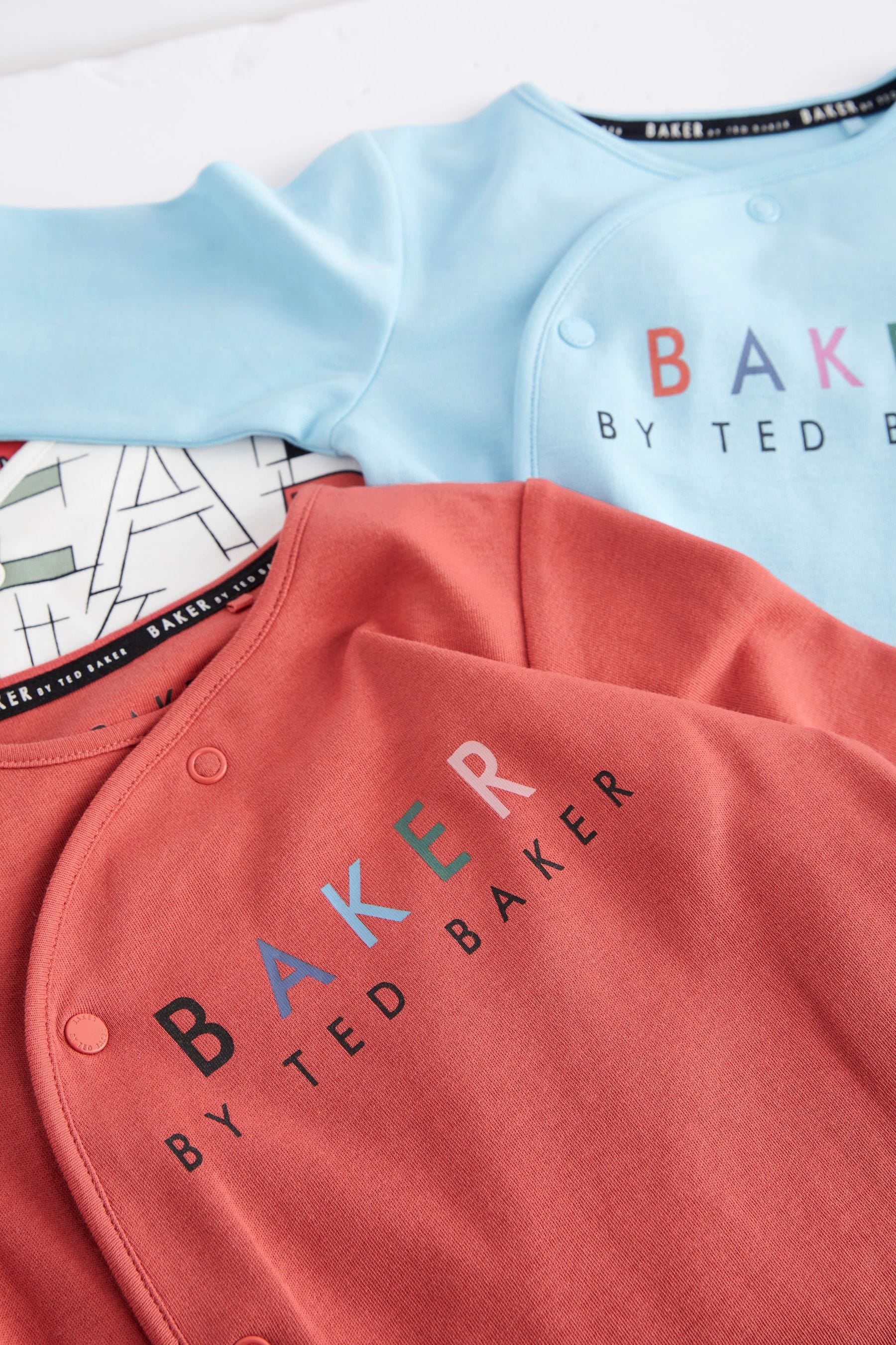 Red Baker by Ted Baker Sleepsuit 3 Pack