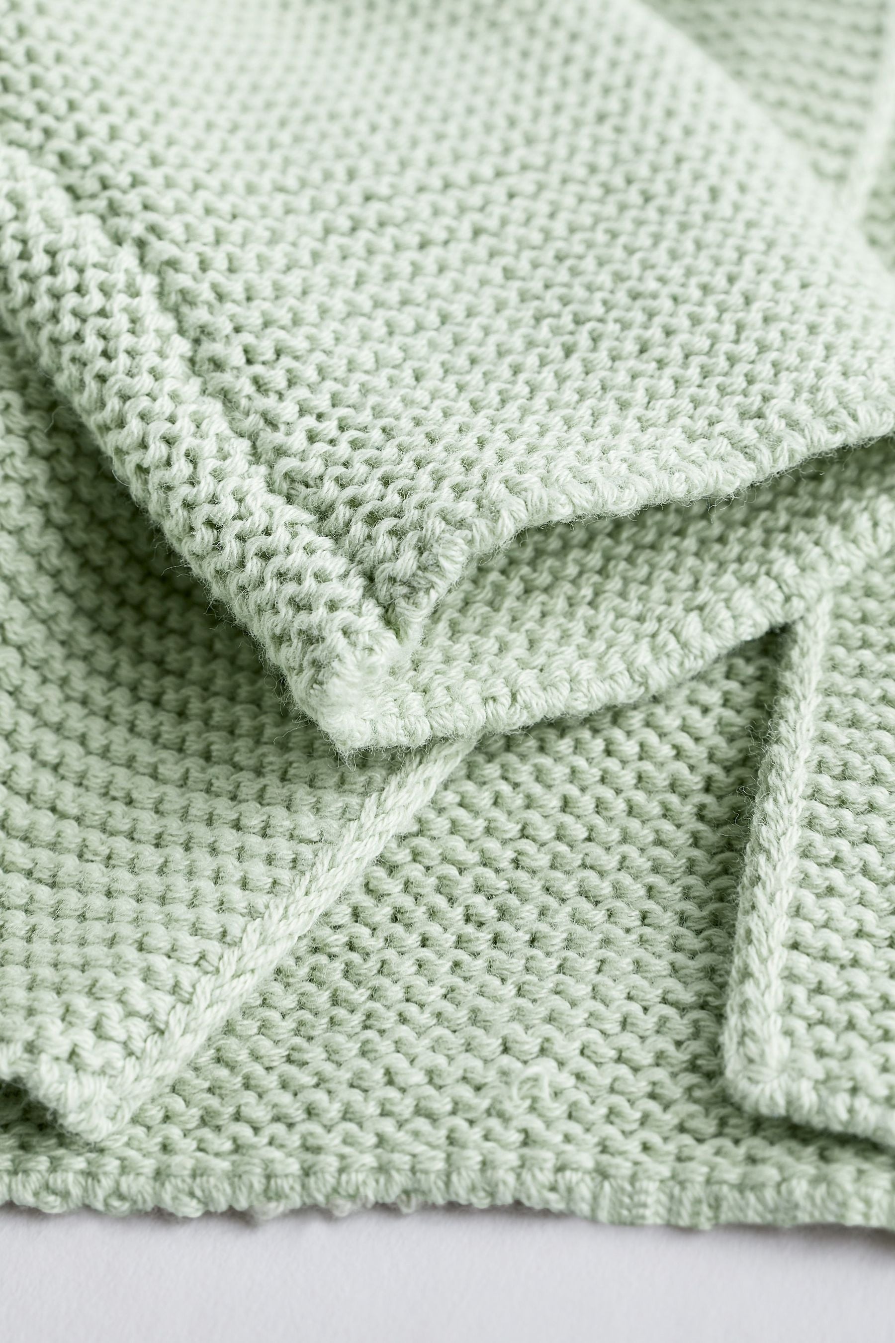 Green Baby Frill Shoulder Knitted Cardigan (0mths-2yrs)