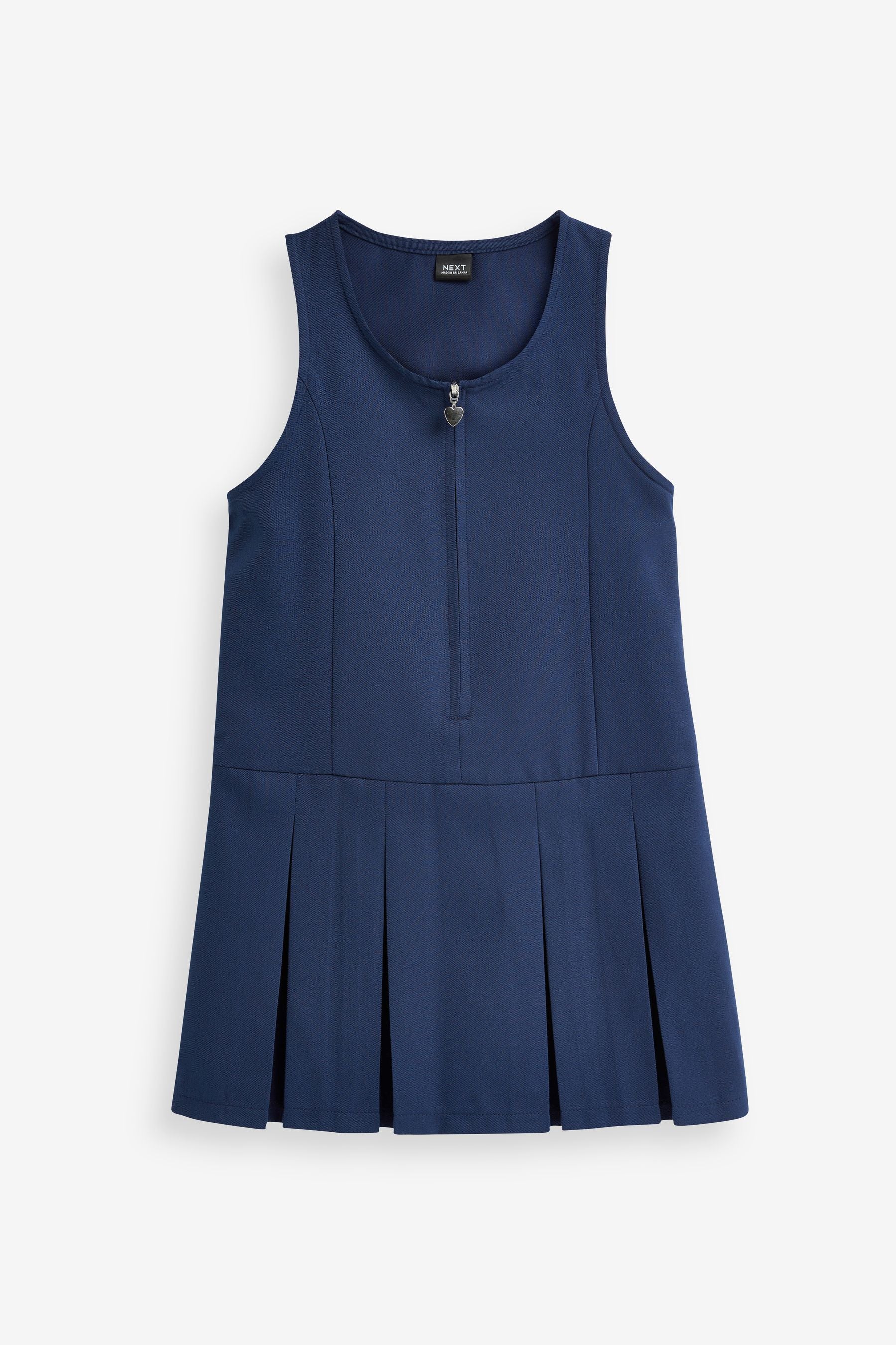 Royal Blue Zip Front School Pinafore (3-14yrs)