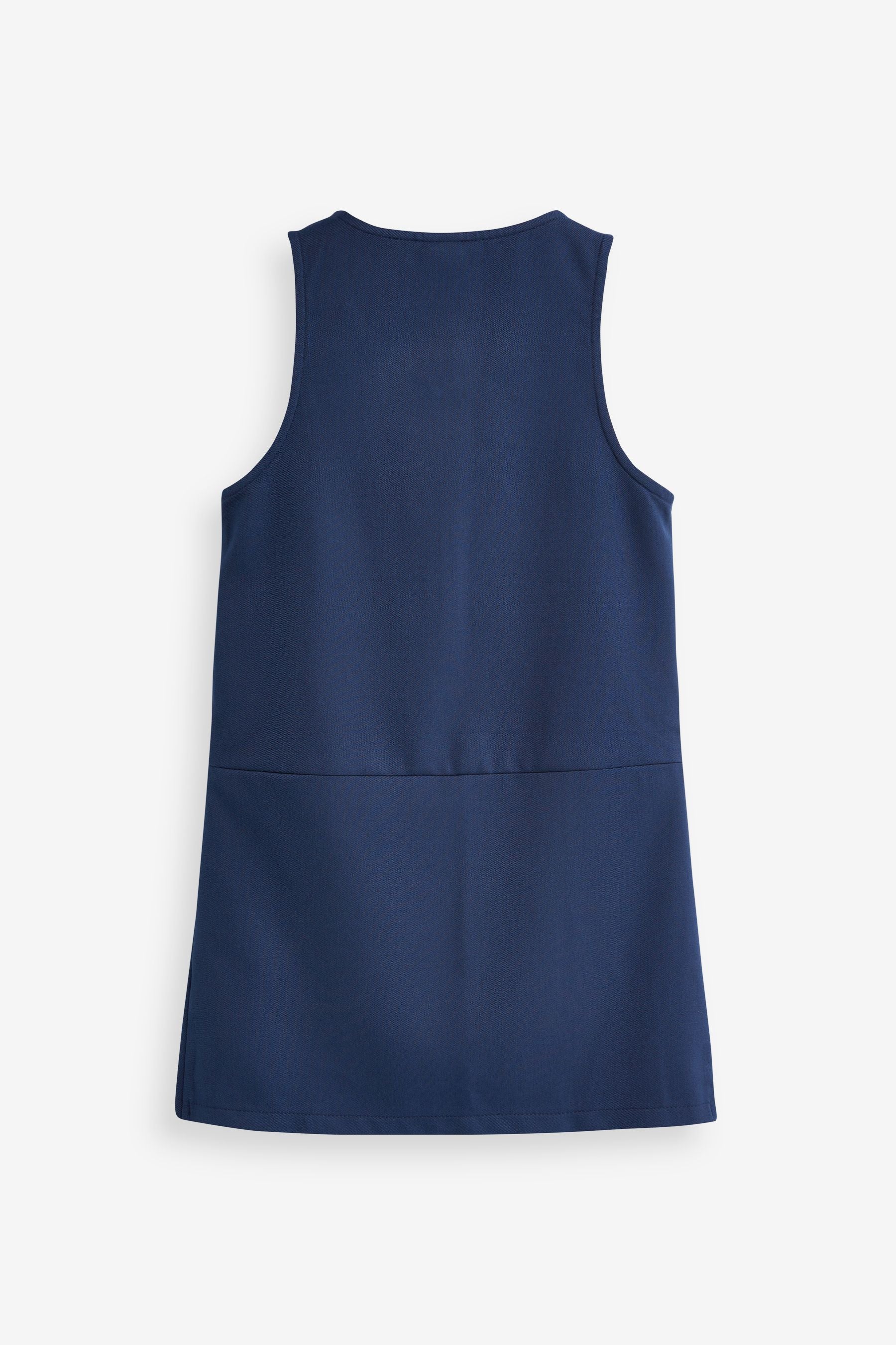 Royal Blue Zip Front School Pinafore (3-14yrs)