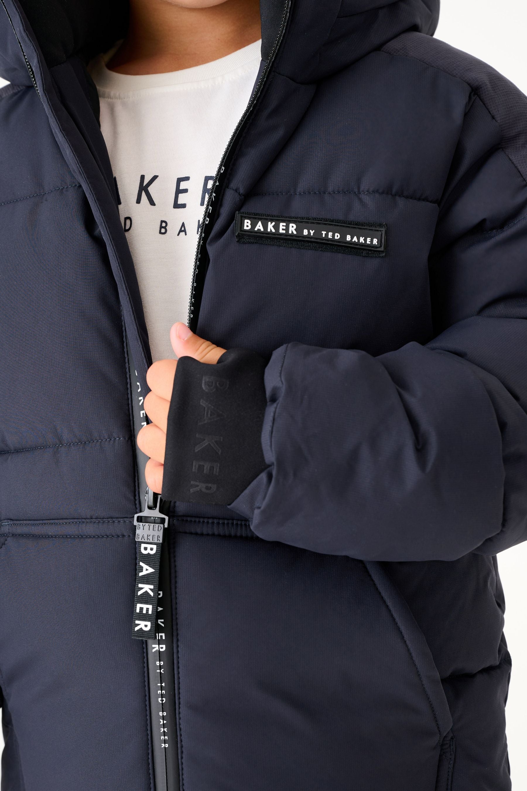 Navy Baker by Ted Baker Shower Resistant Padded Coat