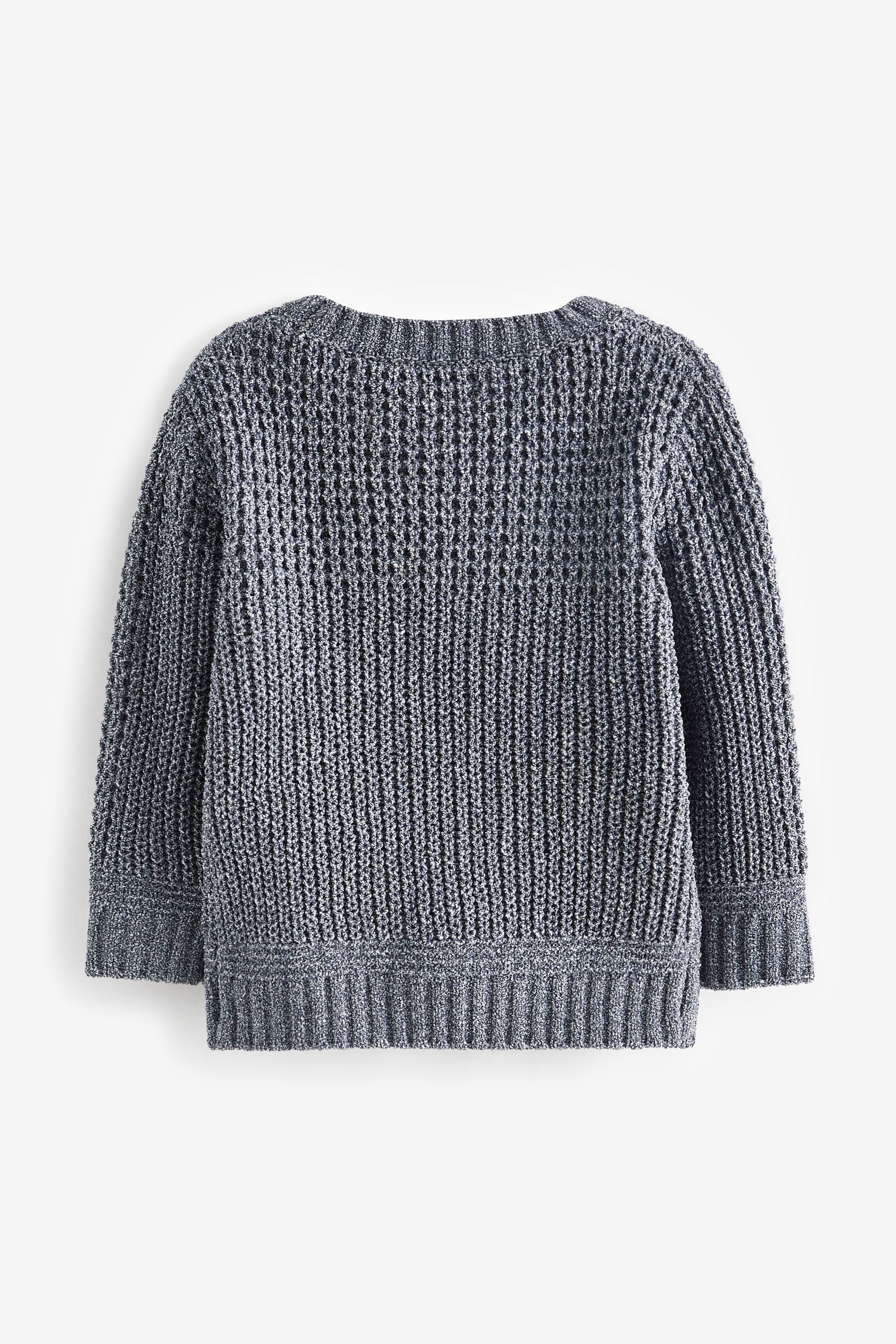 Blue Chenille Crew Jumper (3mths-7yrs)