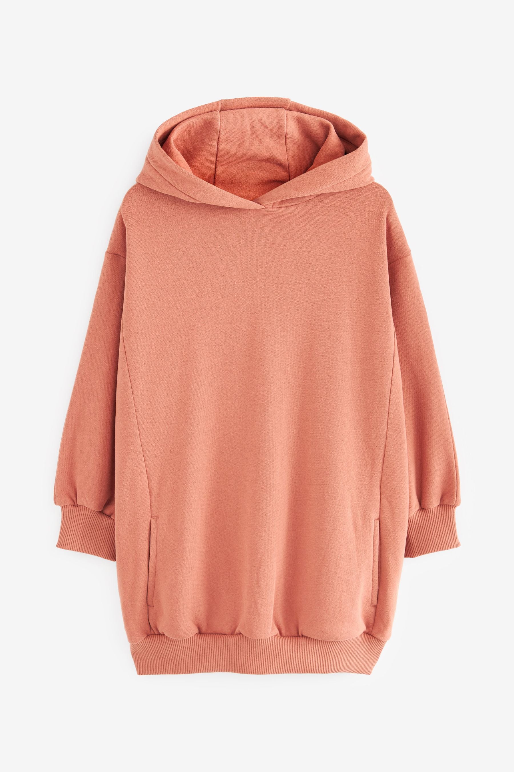 Rust Brown Longline Hoodie (3-16yrs)