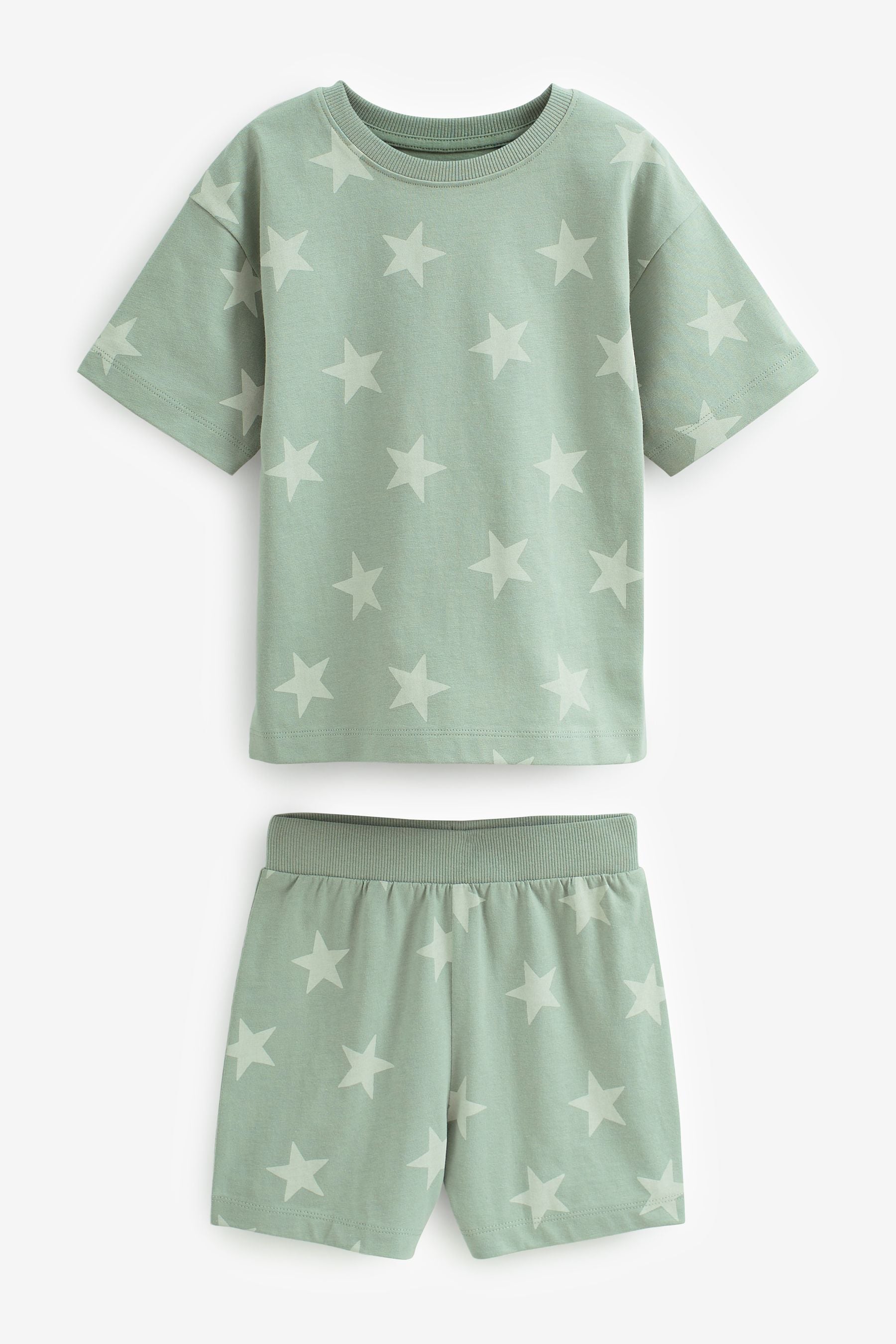 Neutral Star 3 Pack Short Pyjamas (9mths-12yrs)