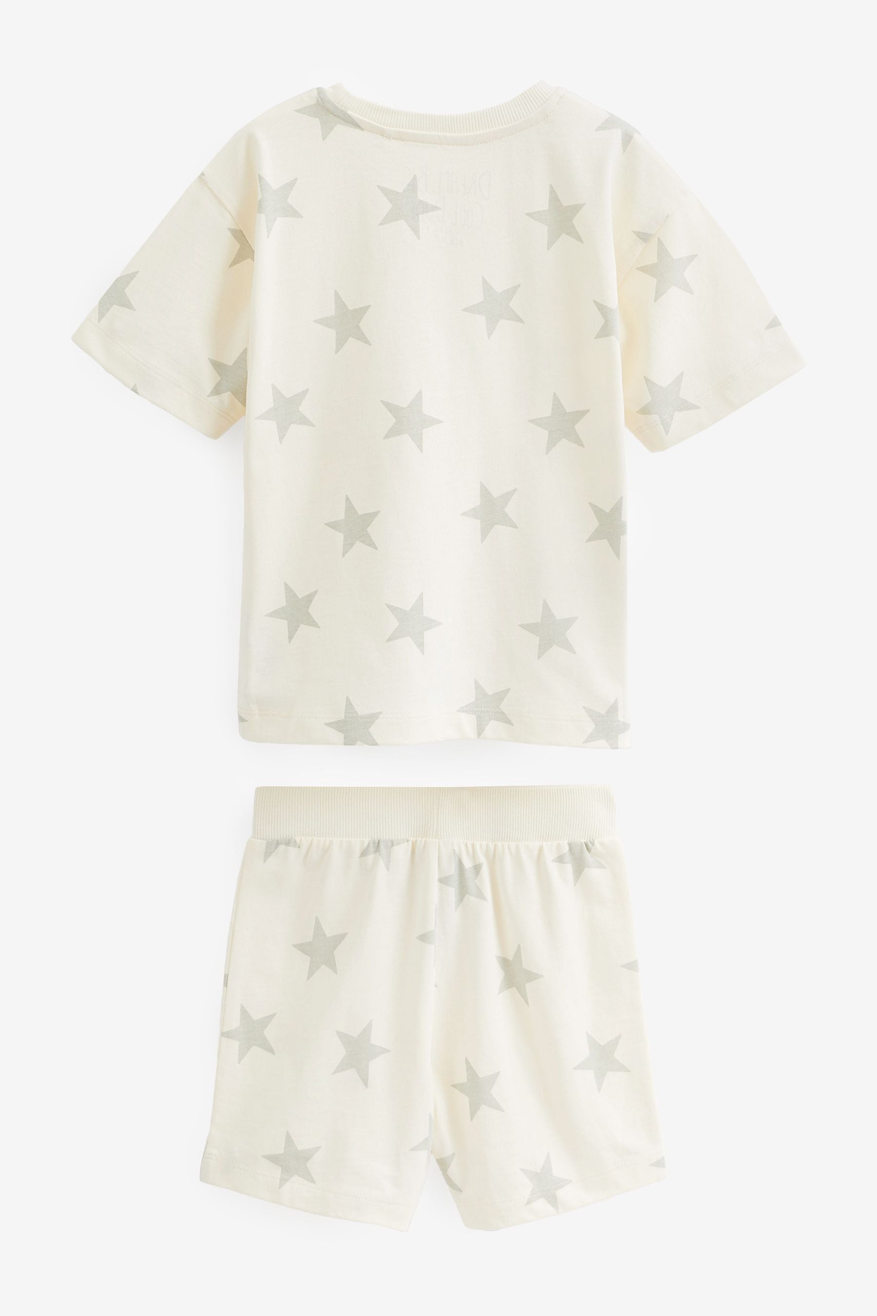 Neutral Star 3 Pack Short Pyjamas (9mths-12yrs)