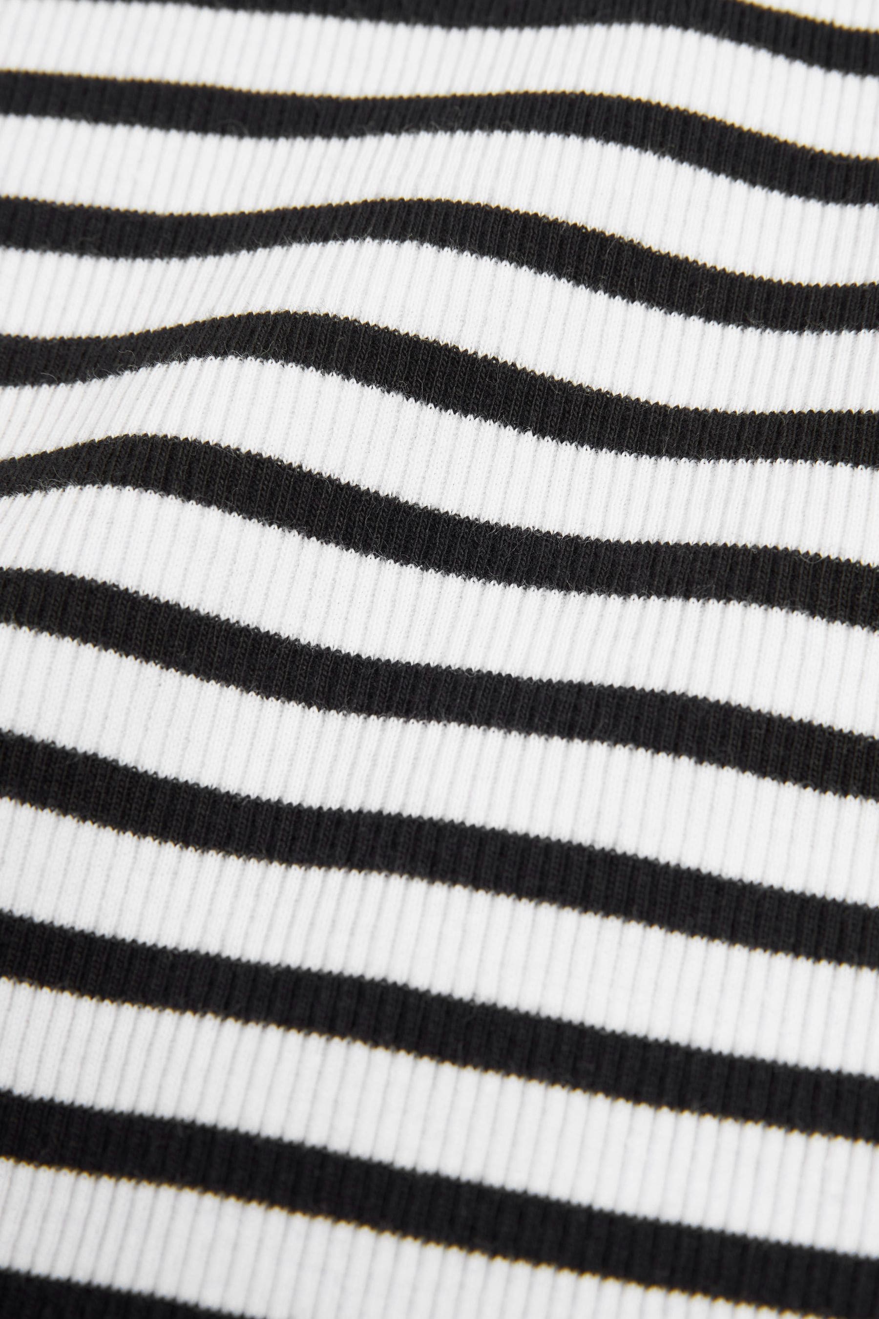 Black/White Stripe Maternity Racer Vest