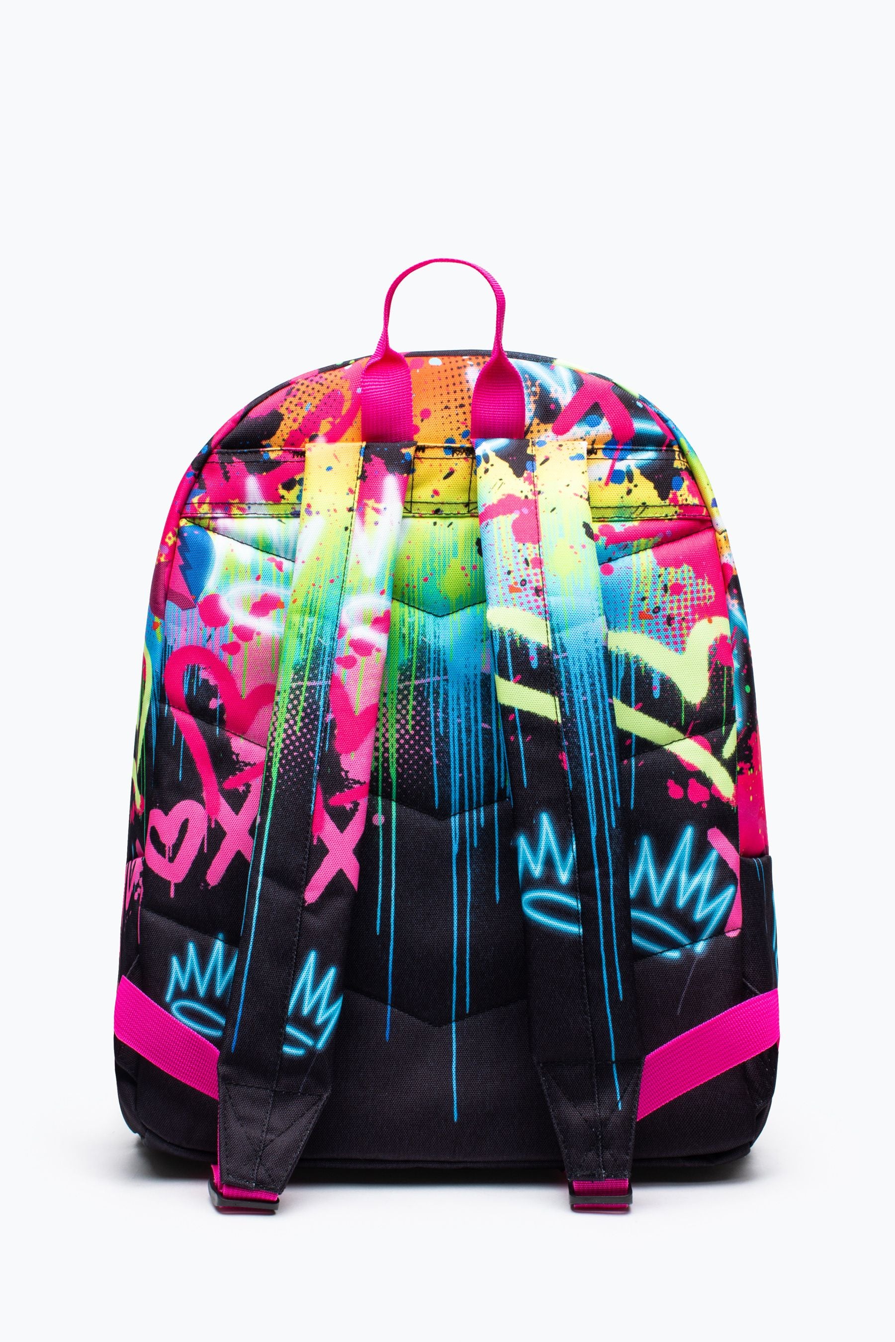 Pink Hype. Pink Surprise Drip Drop Multi Coloured Backpack