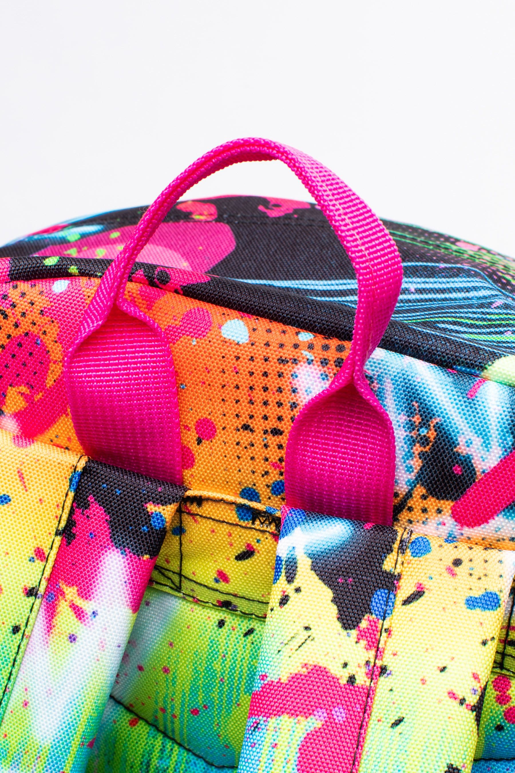 Pink Hype. Pink Surprise Drip Drop Multi Coloured Backpack