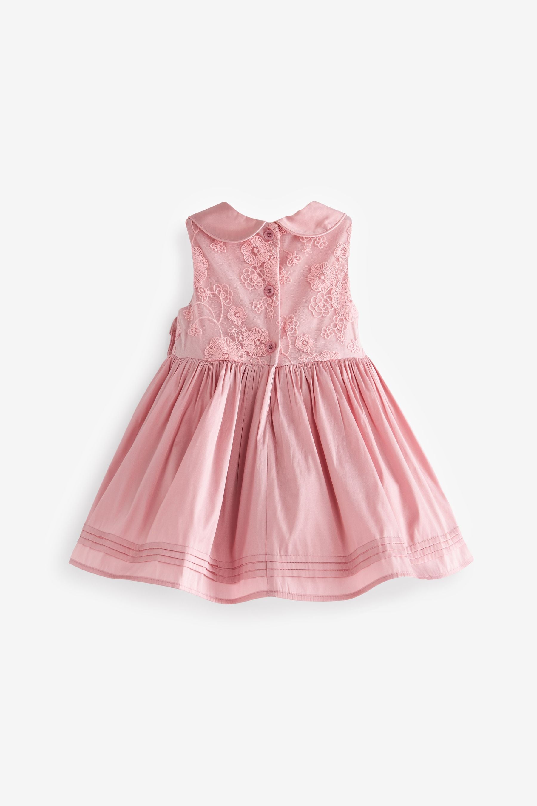 Pink Bow Prom Baby Dress (0mths-2yrs)