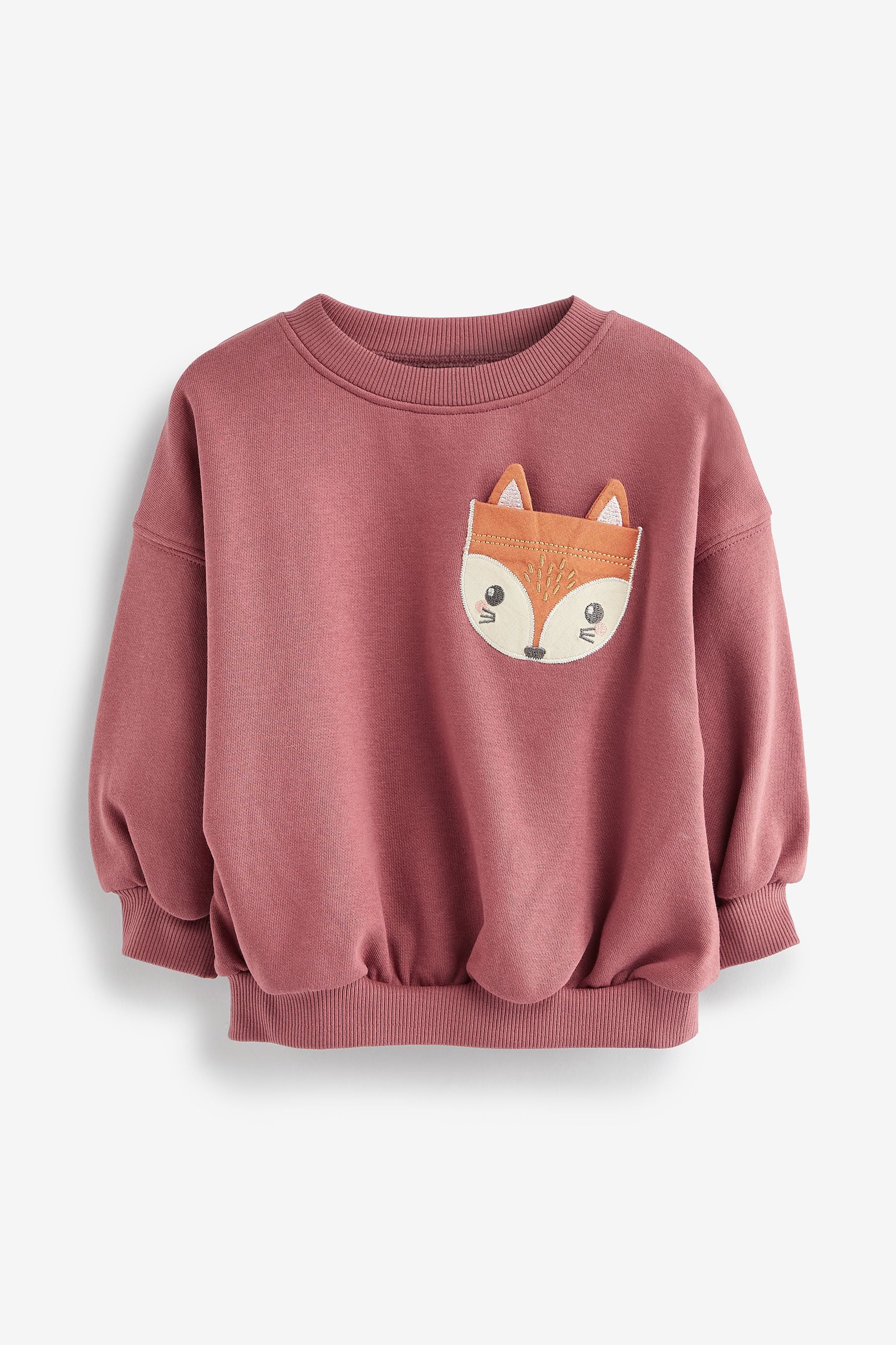 Purple Fox Sweatshirt (3mths-7yrs)