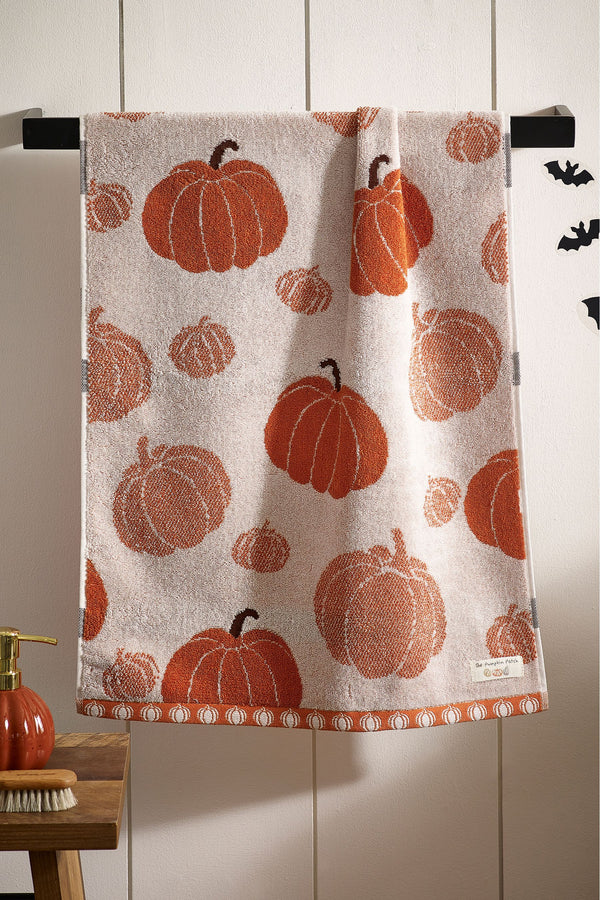 Orange Pumpkins Towel