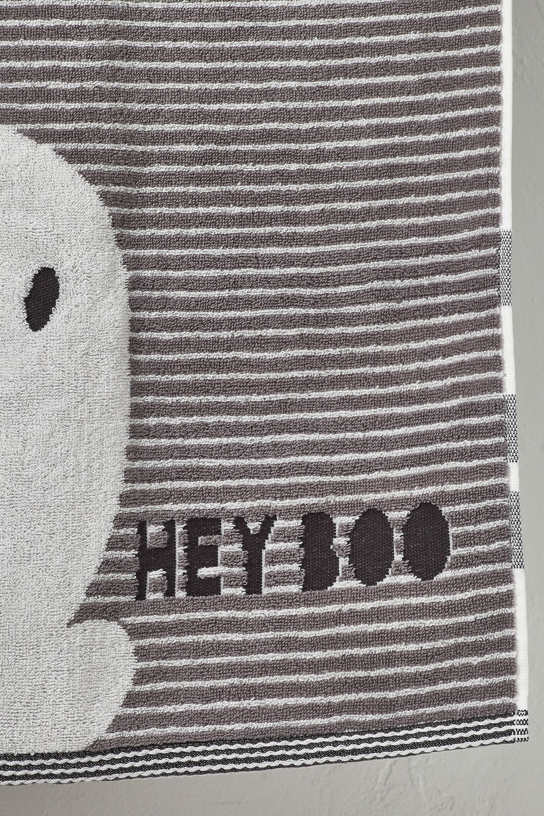 Grey Halloween Ghost Towel