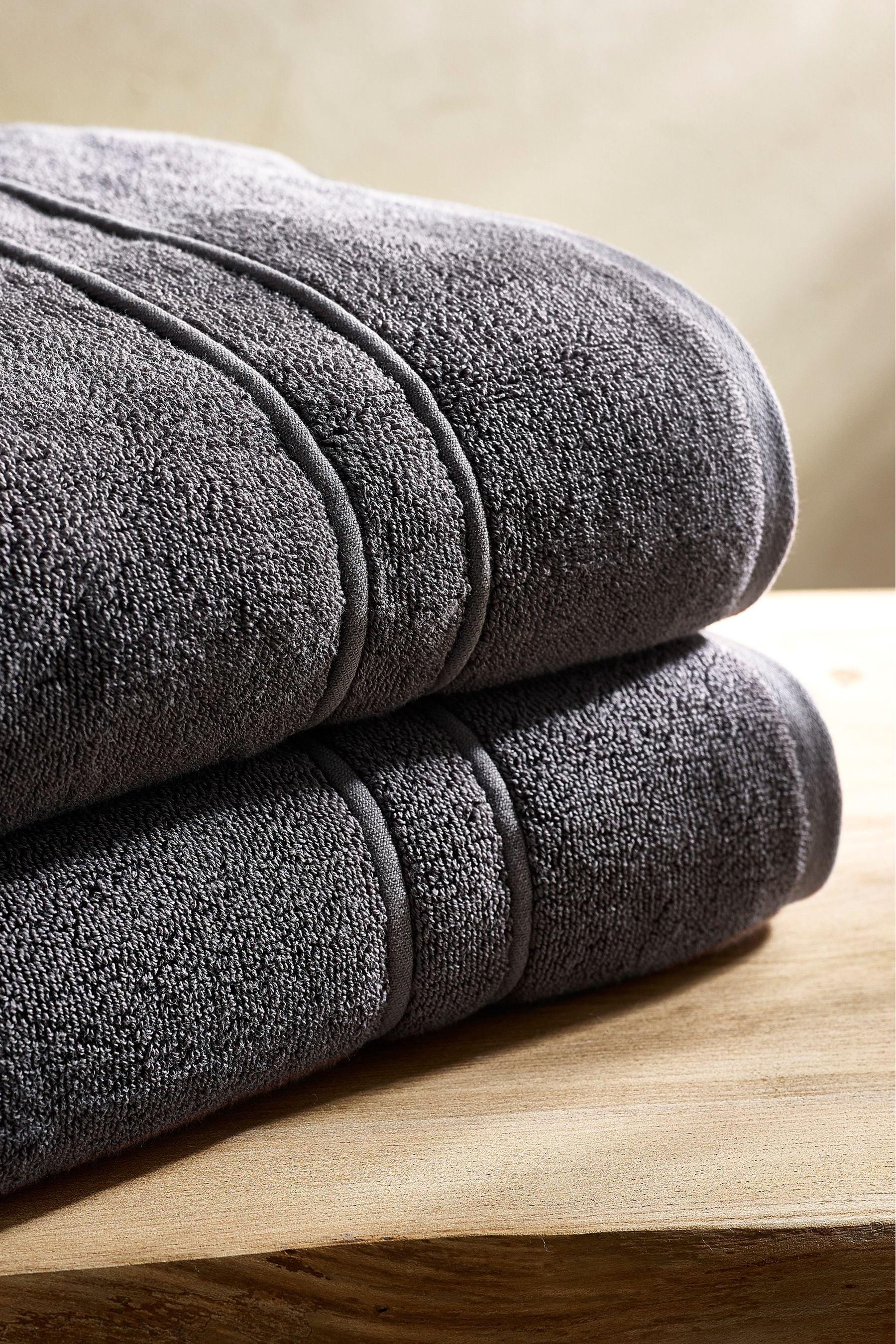 Charcoal Grey Supersoft Towels 100% Cotton