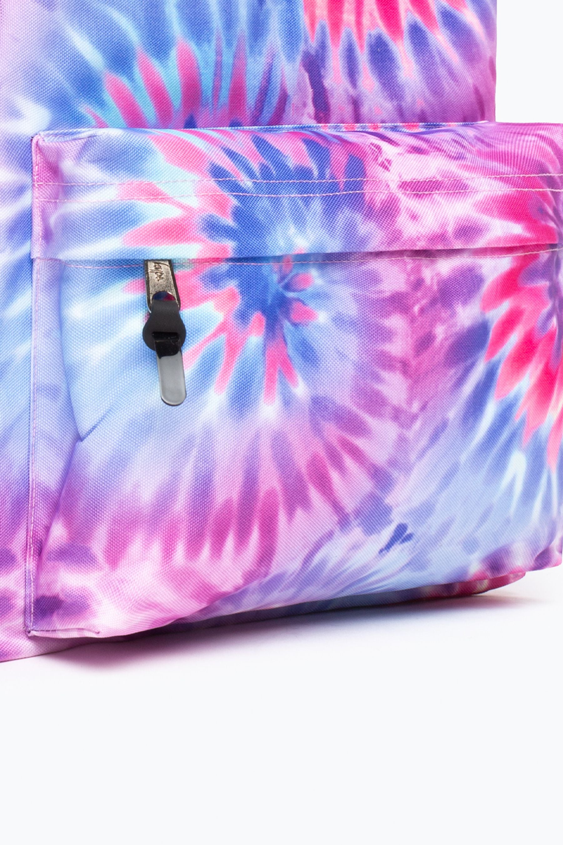 Blue Hype. Blue Multi Swirl Tie Dye Backpack