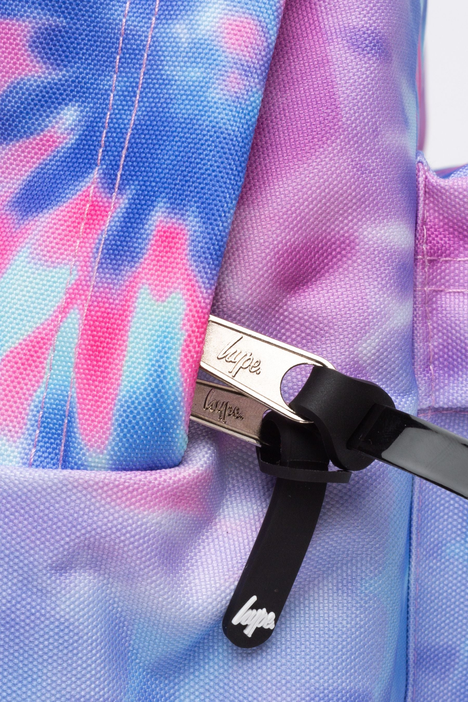 Blue Hype. Blue Multi Swirl Tie Dye Backpack