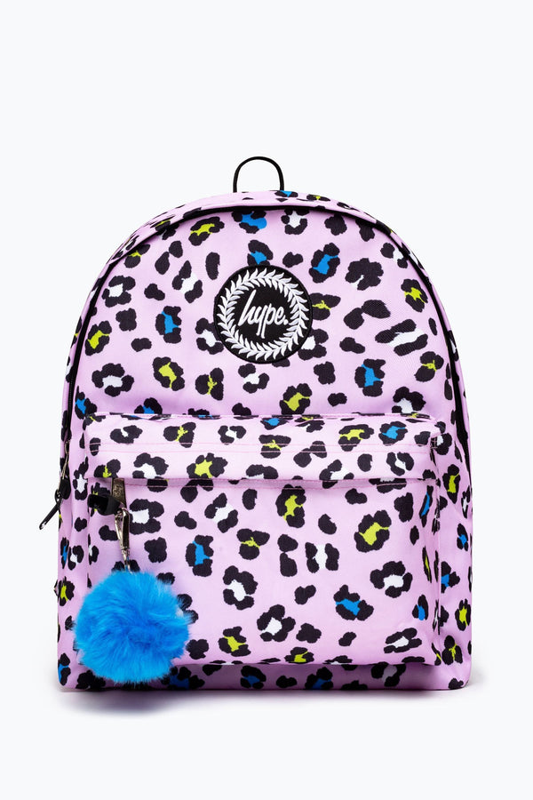 Purple Hype. Lilac Purple Leopard Backpack