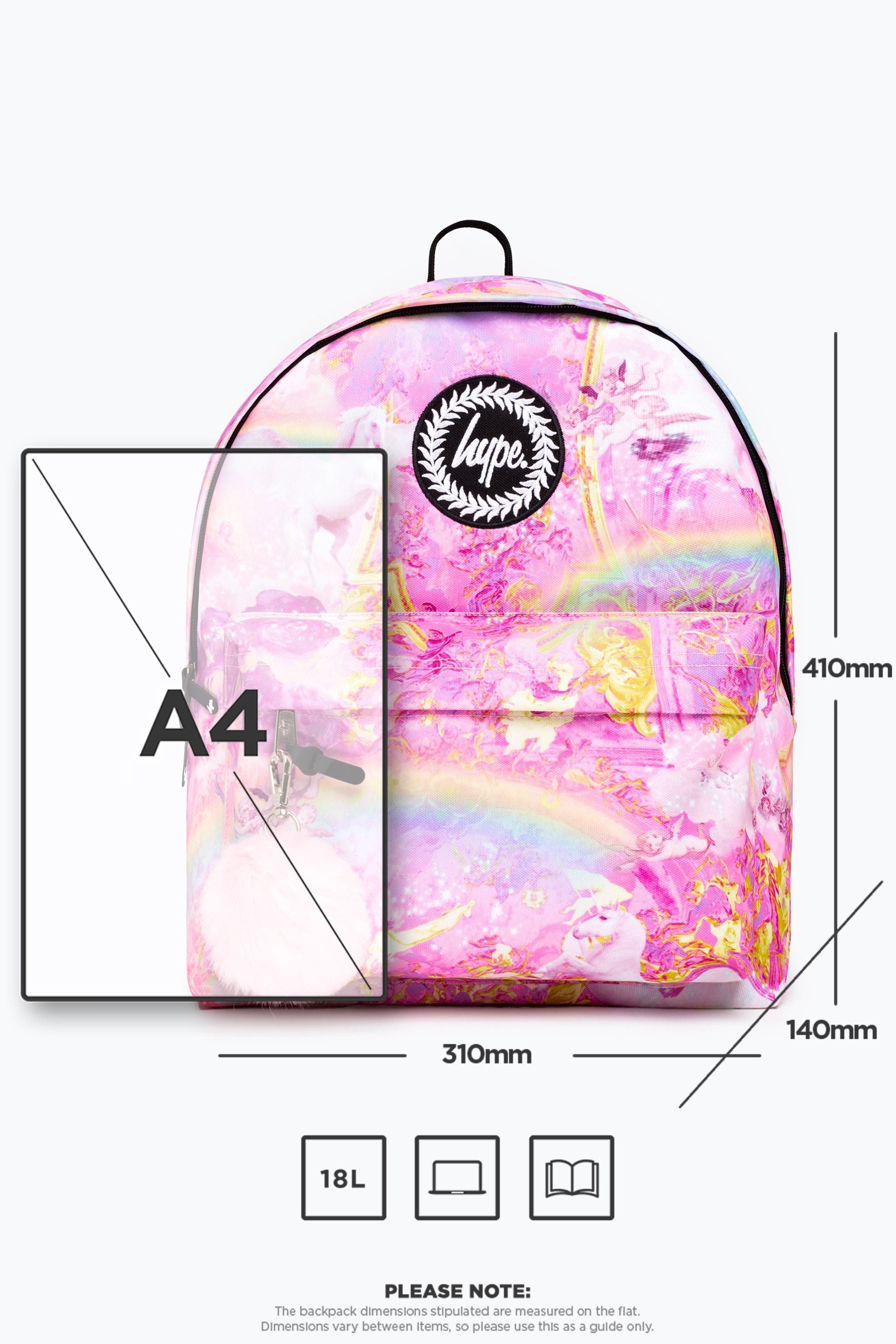 Pink Hype. Pink Rainbow Unicorn Rennaisance Backpack