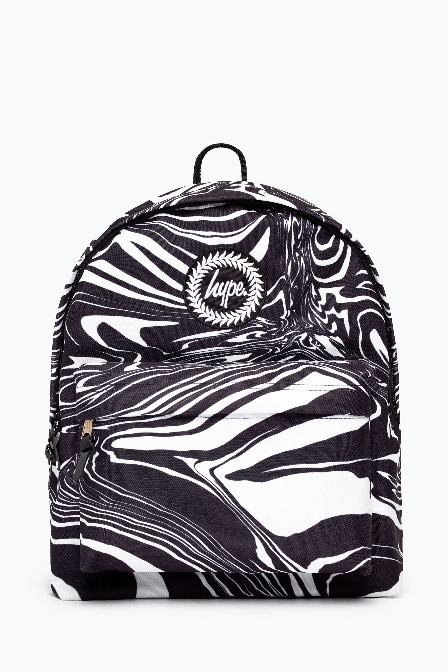 Black Hype. Mono Swirl Black Backpack