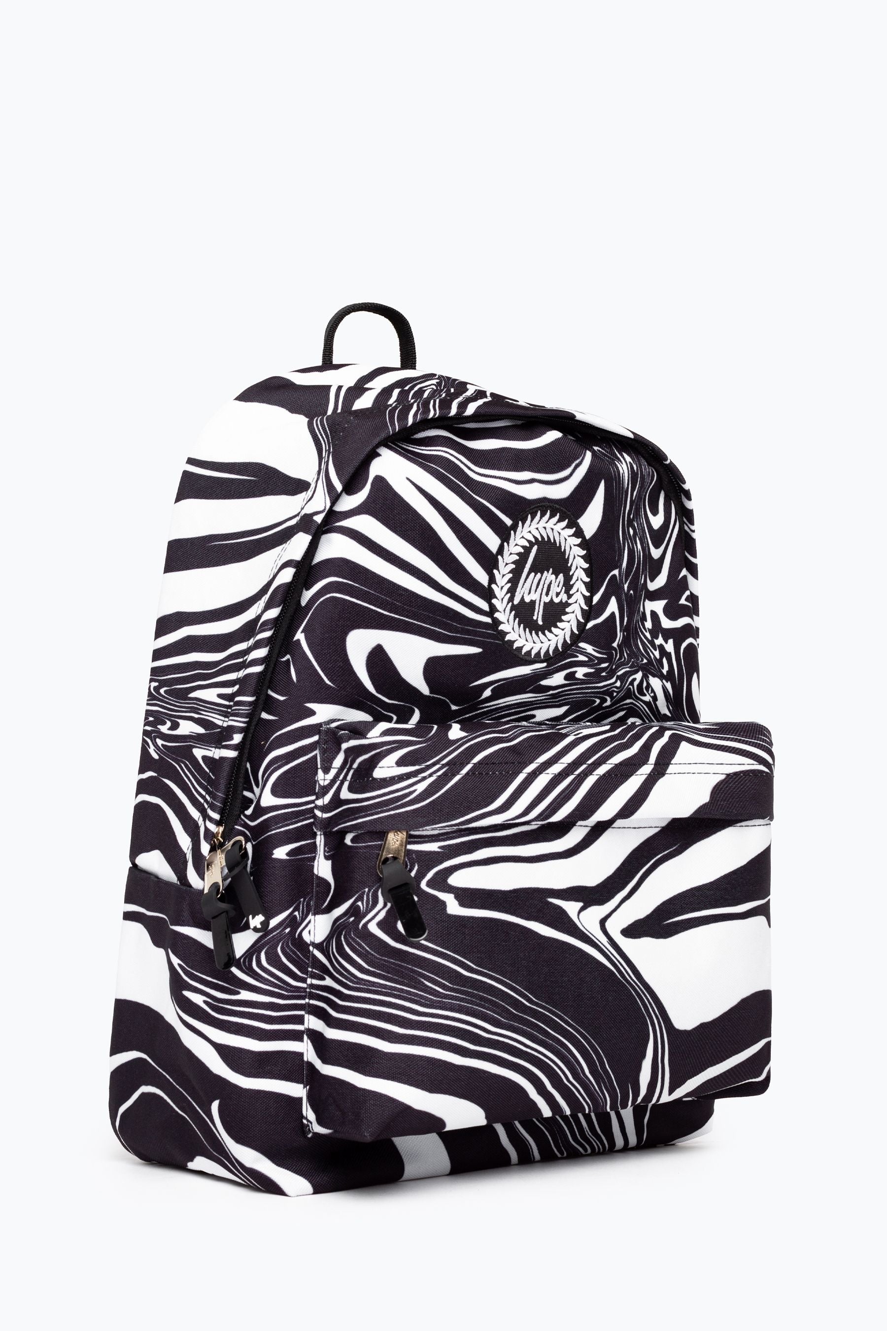 Black Hype. Mono Swirl Black Backpack