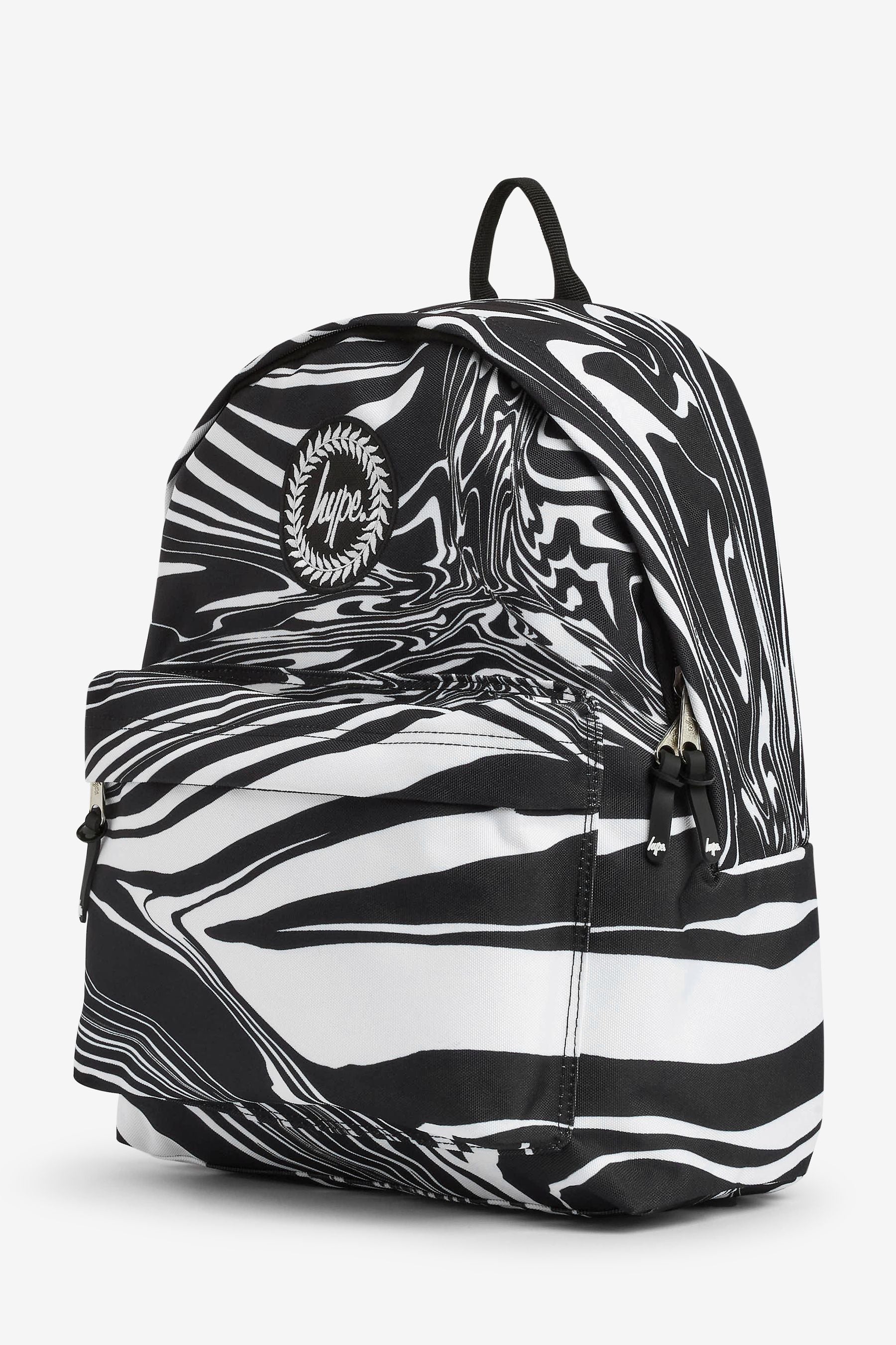 Black Hype. Mono Swirl Black Backpack