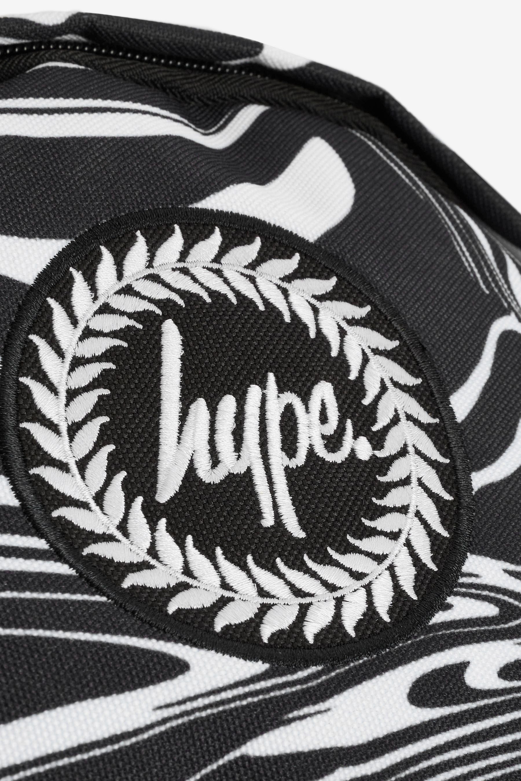 Black Hype. Mono Swirl Black Backpack