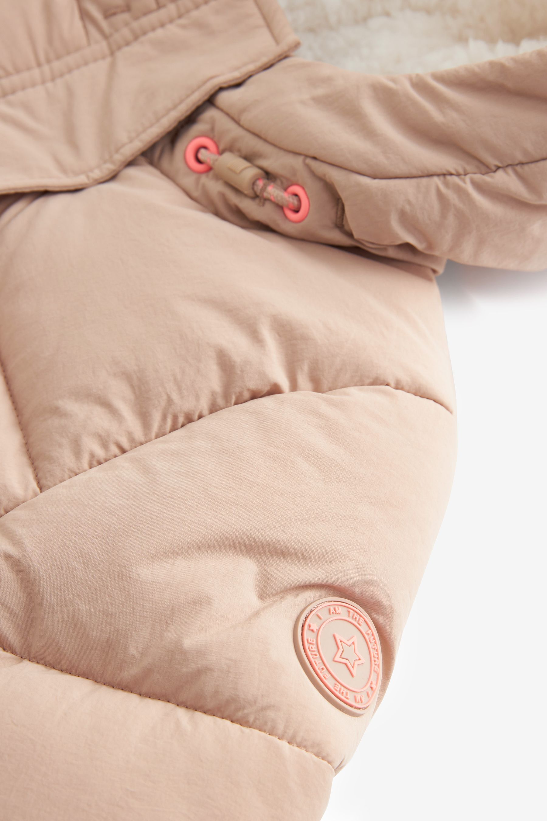 Neutral Shower Resistant Padded Coat (3mths-7yrs)