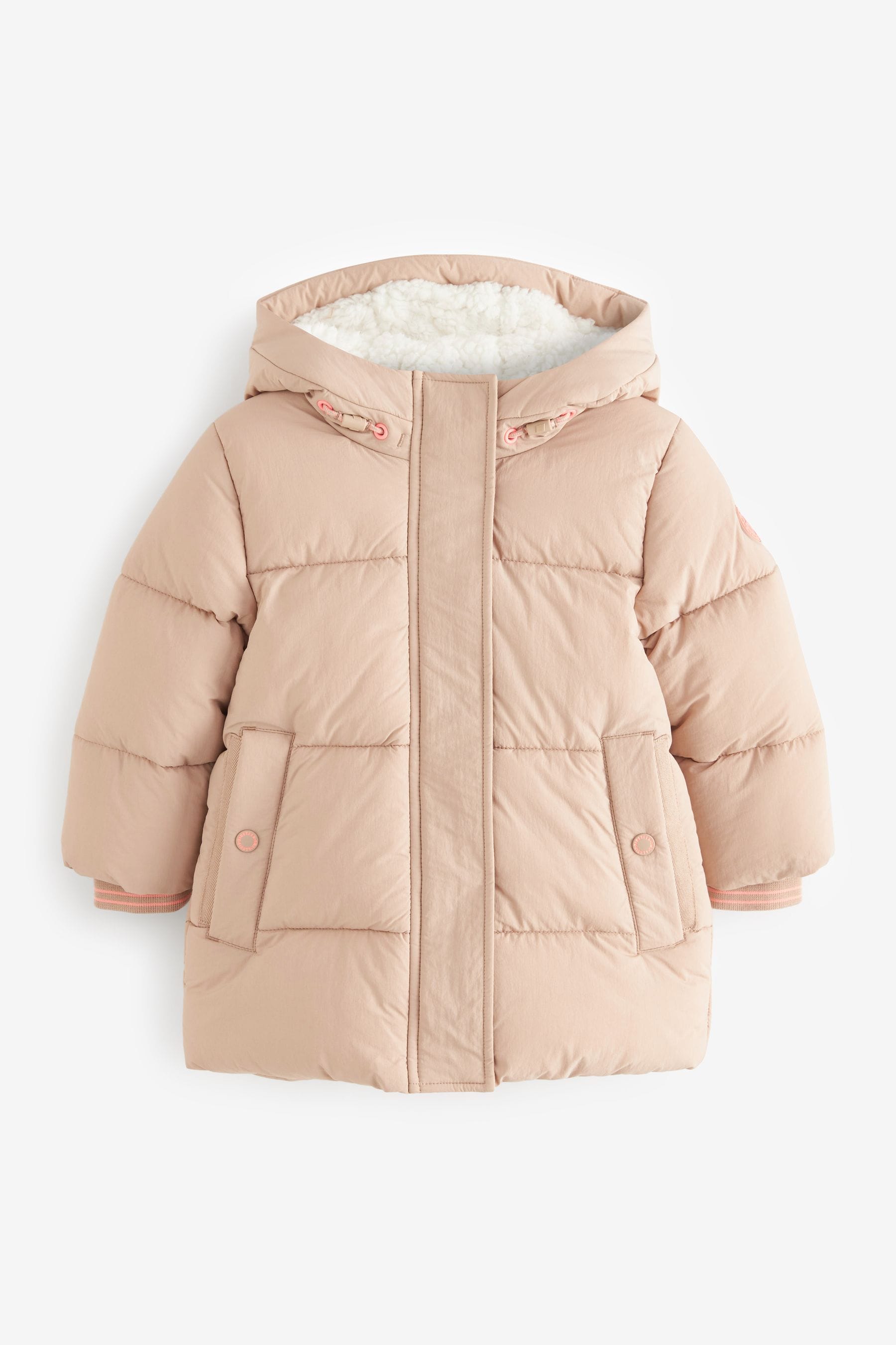 Neutral Shower Resistant Padded Coat (3mths-7yrs)