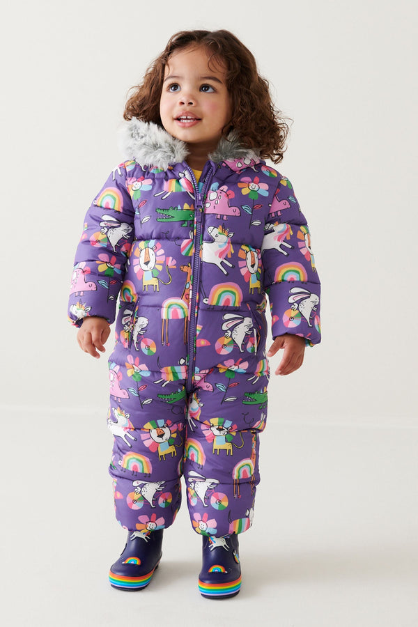 Multi Shower Resistant Character Snowsuit (3mths-7yrs)