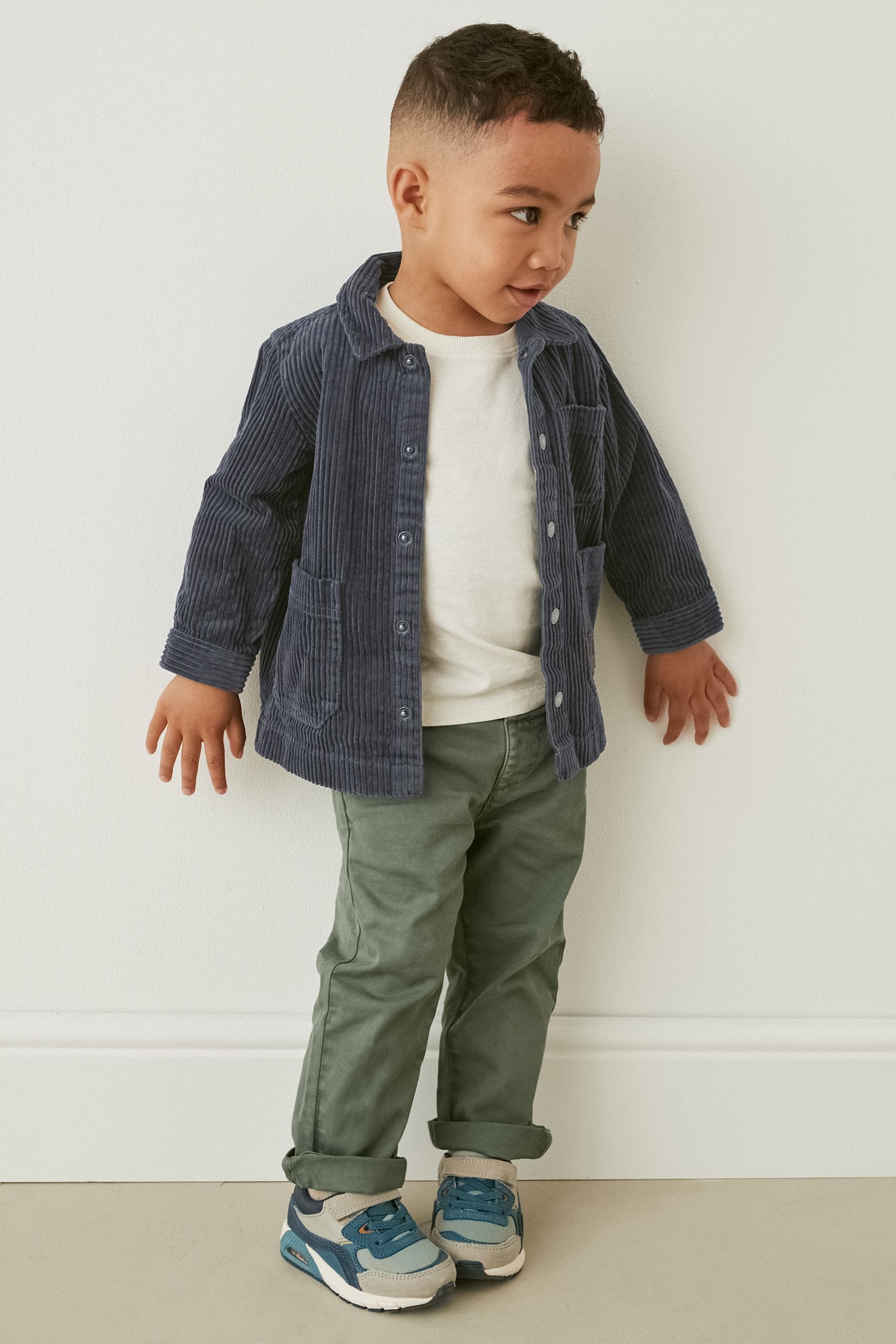 Indigo Blue Corduroy Shacket (3mths-9yrs)