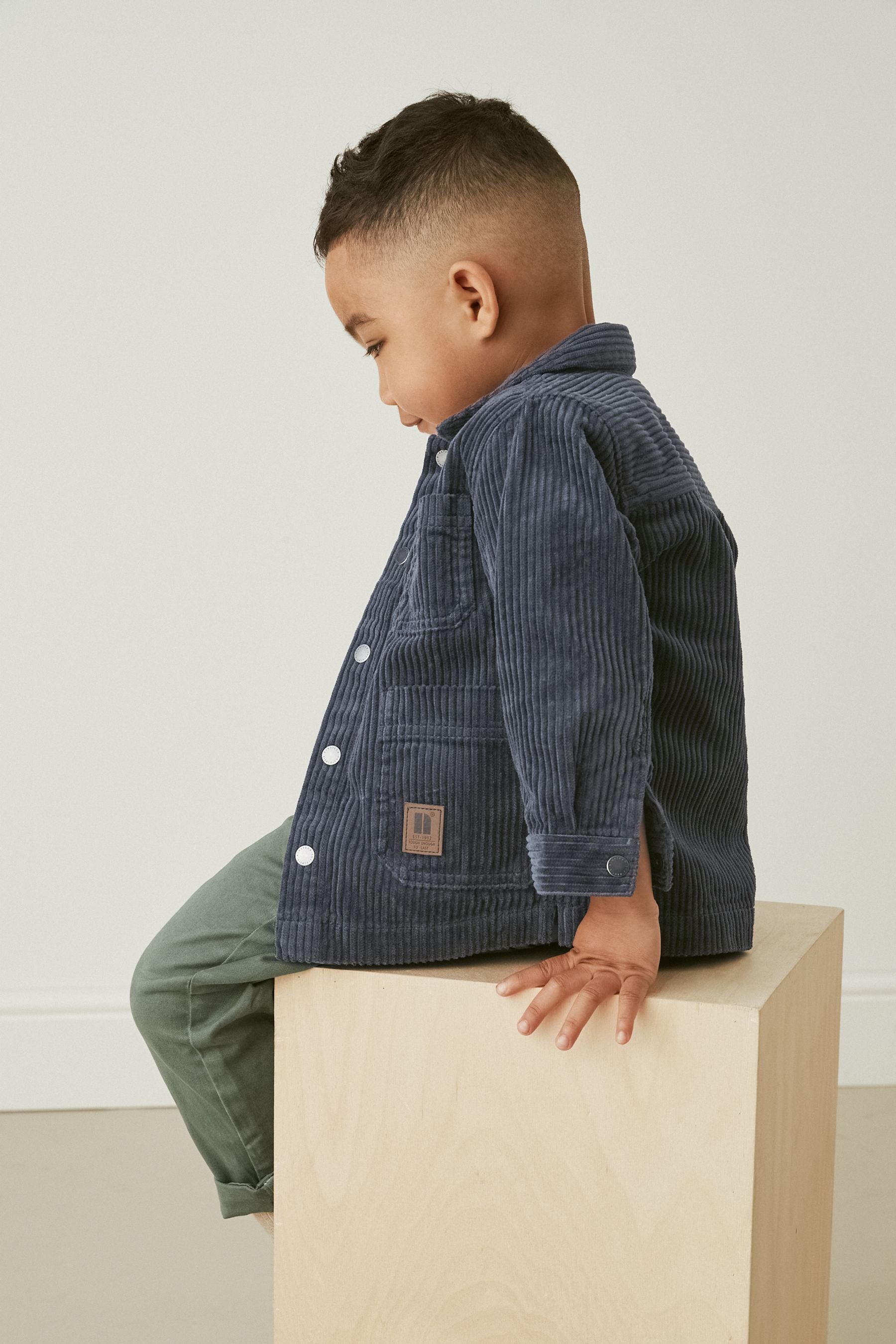 Indigo Blue Corduroy Shacket (3mths-9yrs)